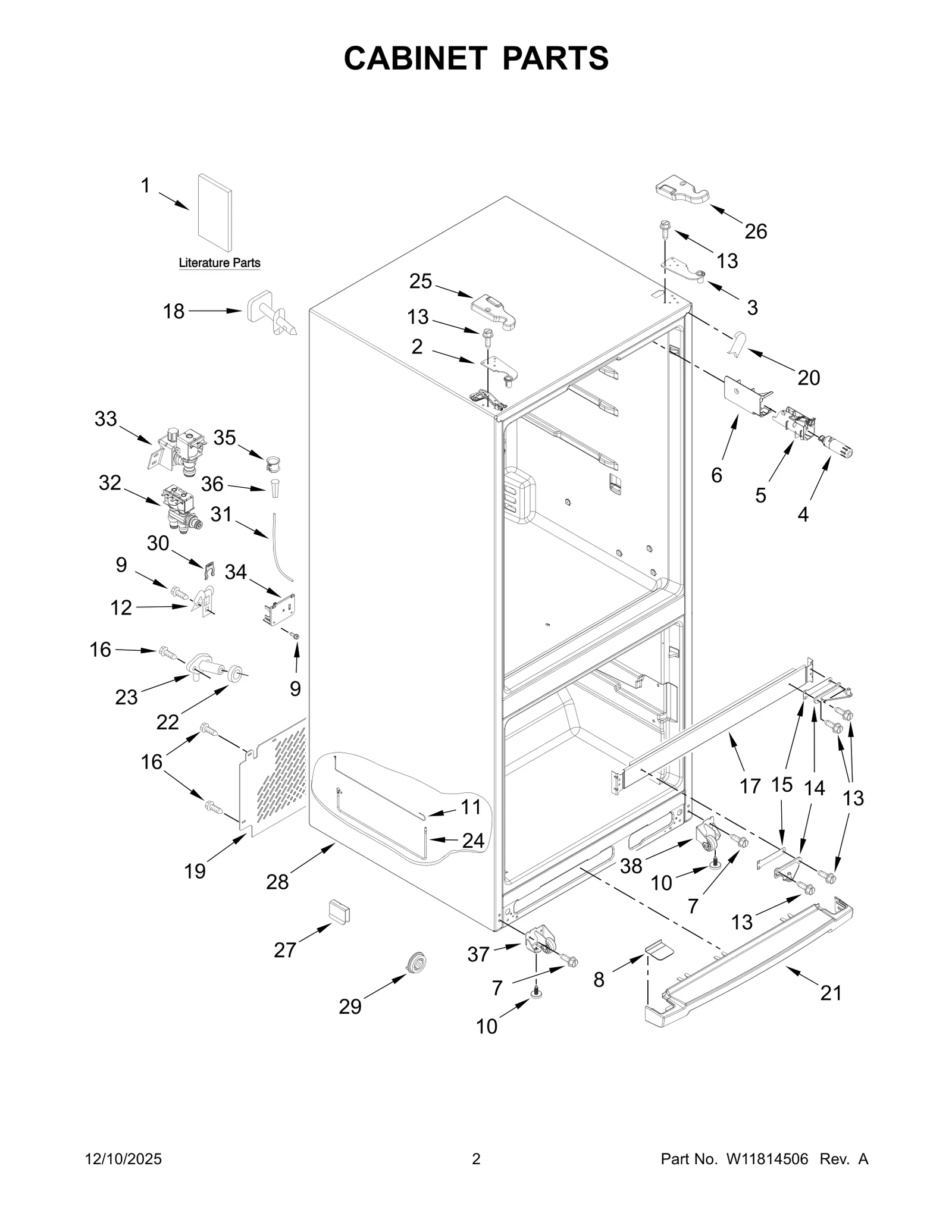 CABINET PARTS