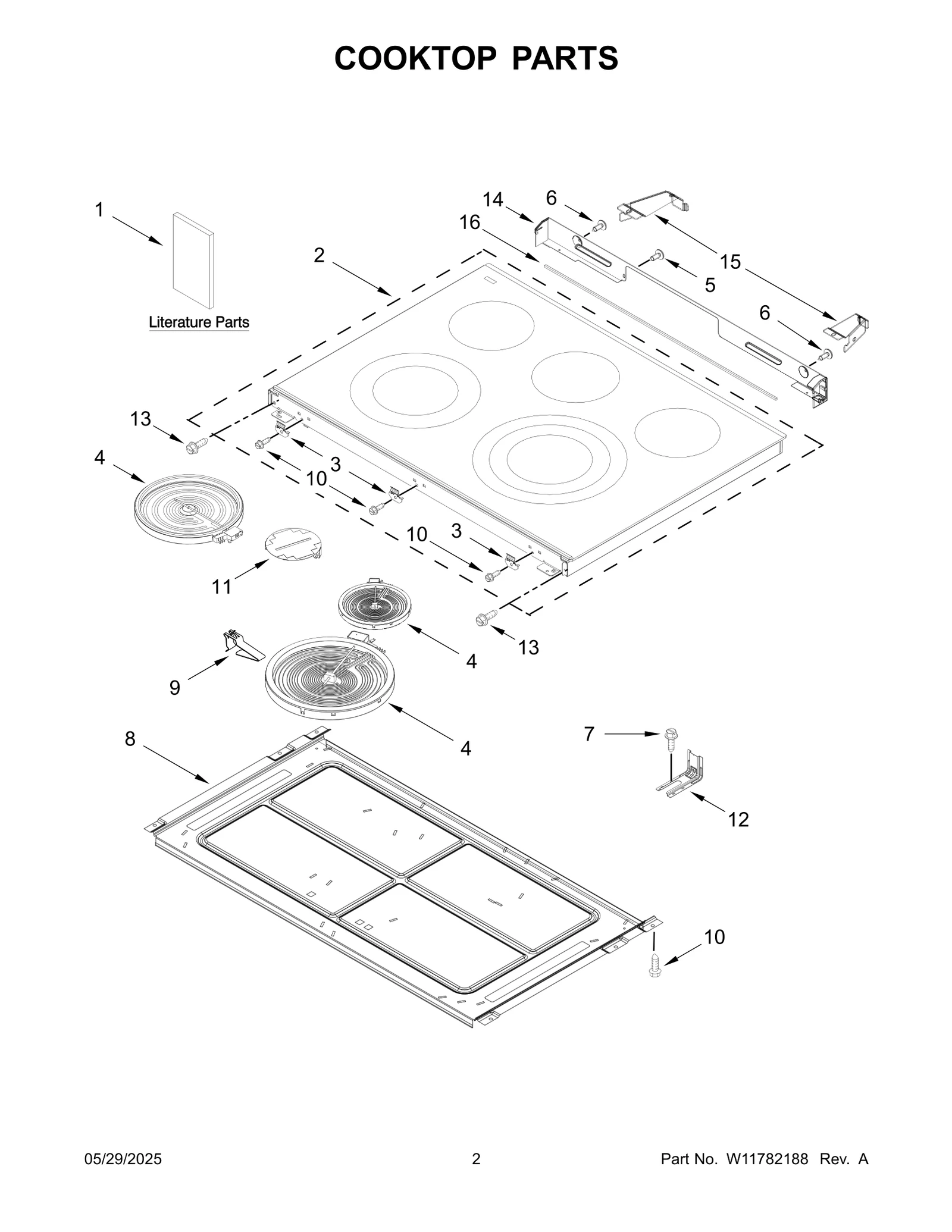 COOKTOP PARTS