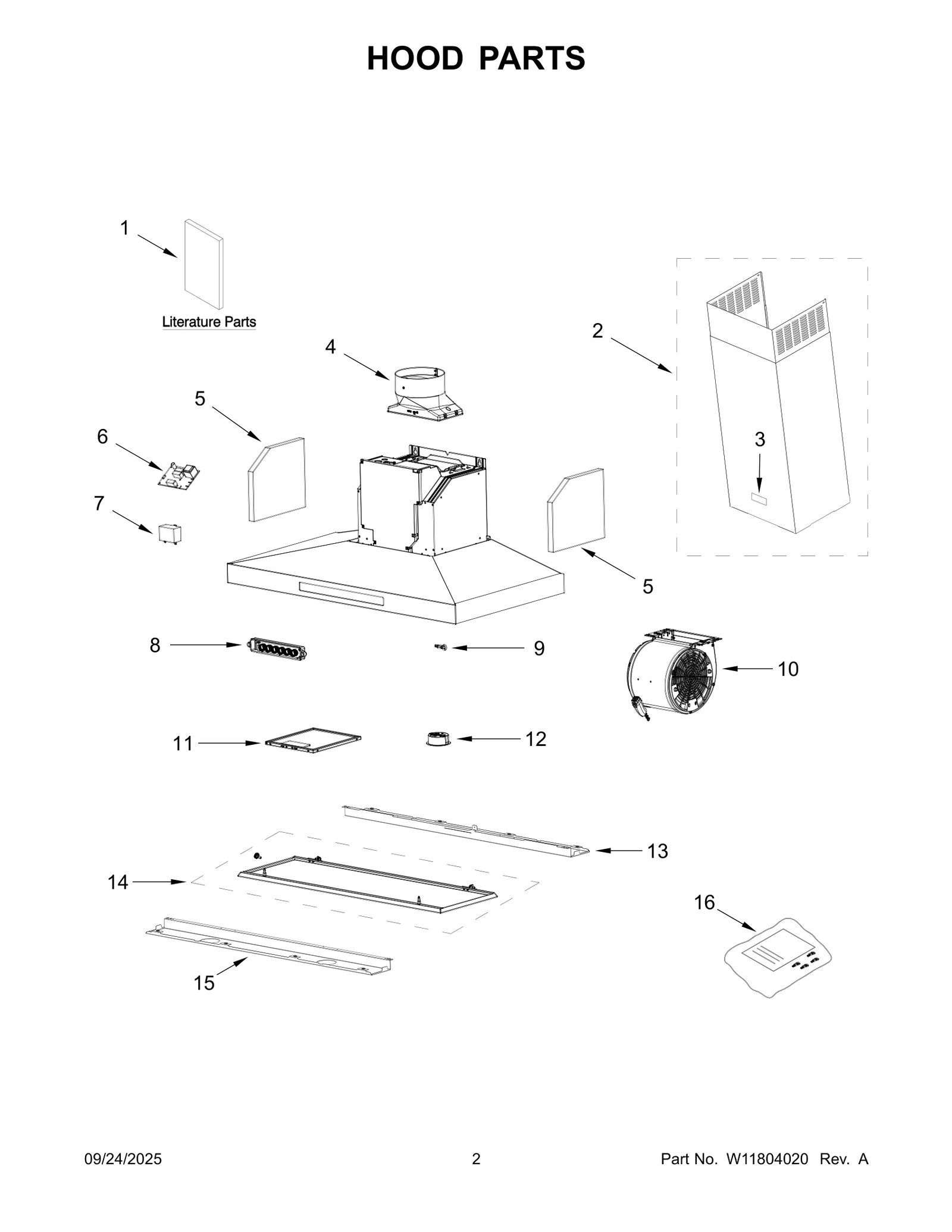 HOOD PARTS