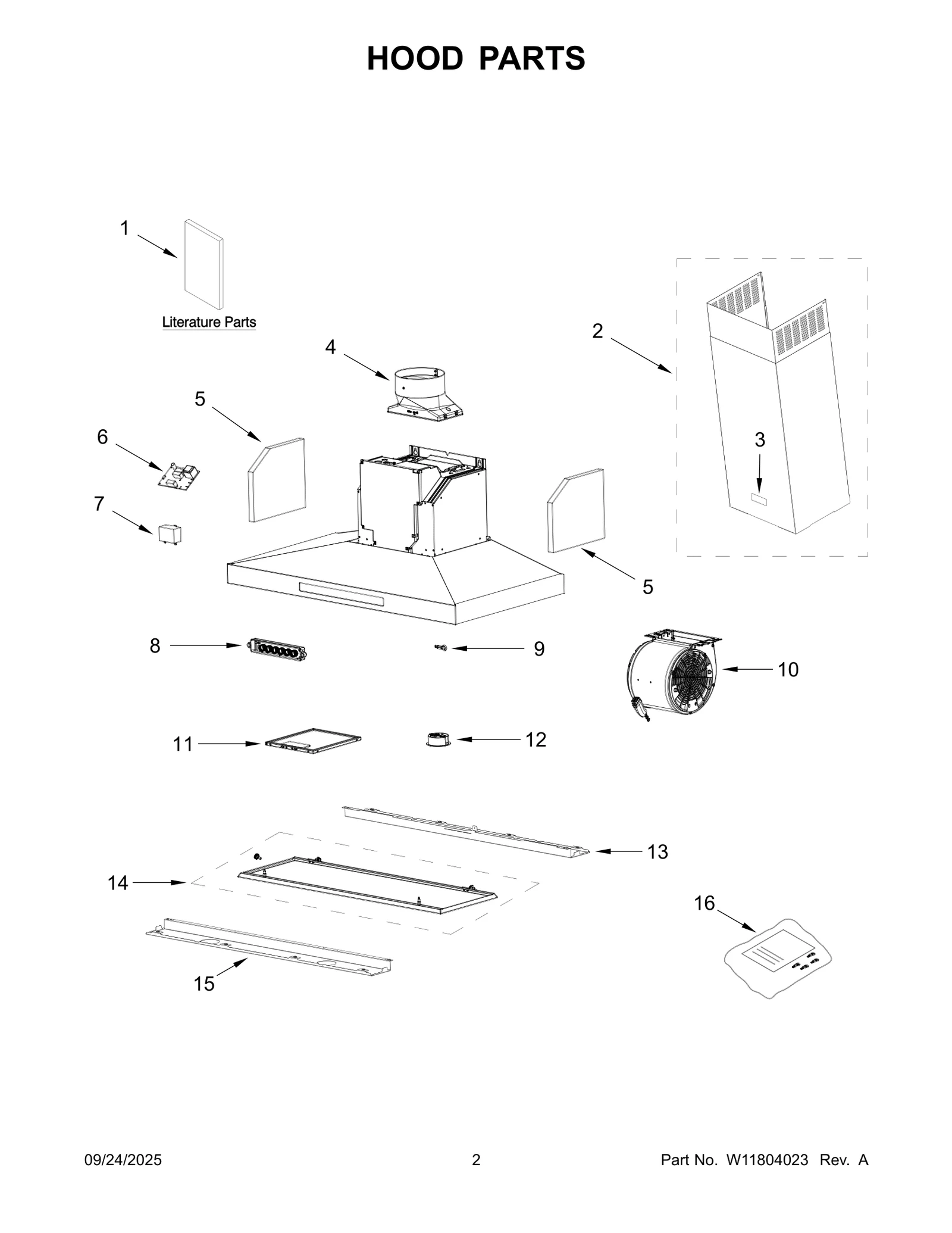 HOOD PARTS