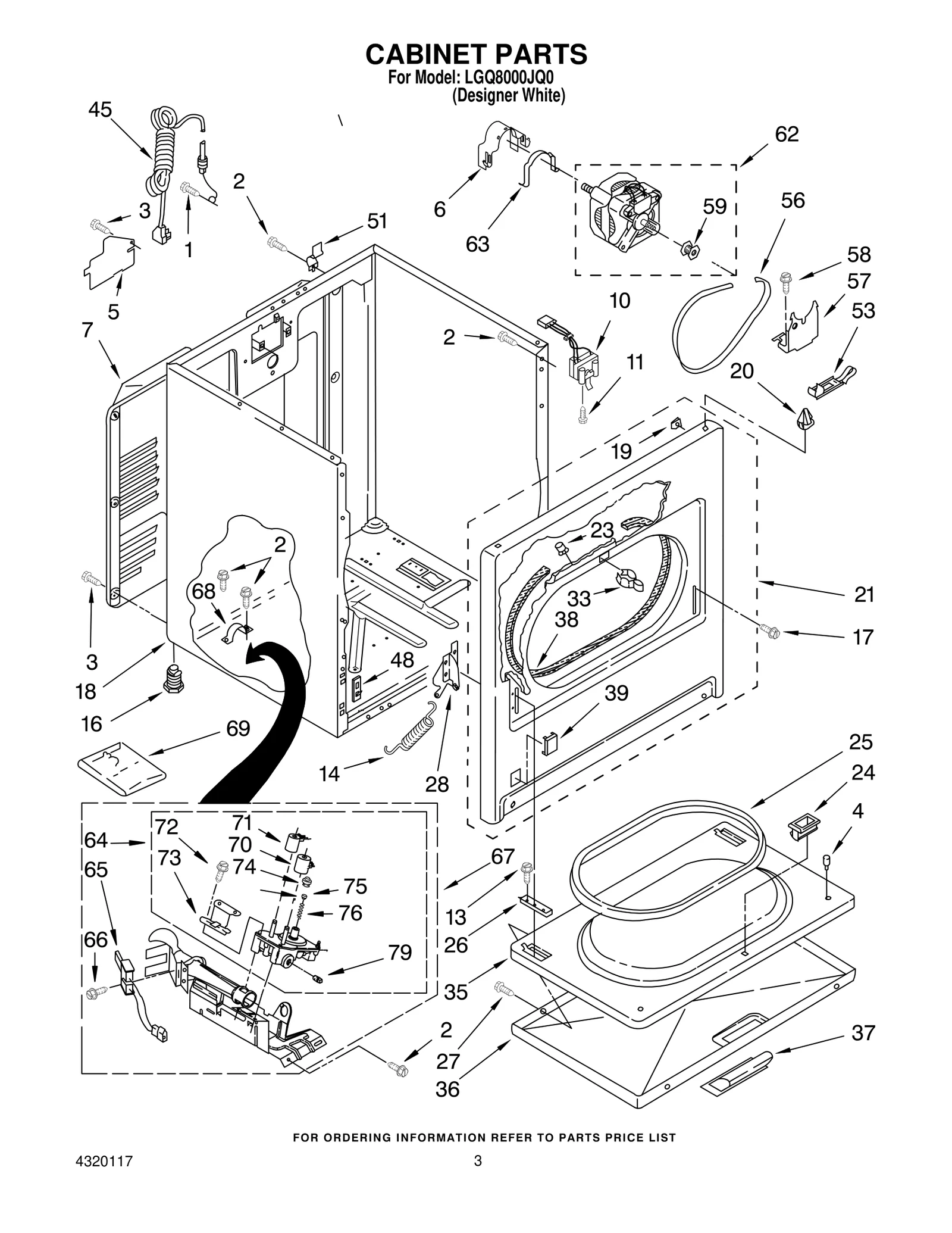 CABINET PARTS