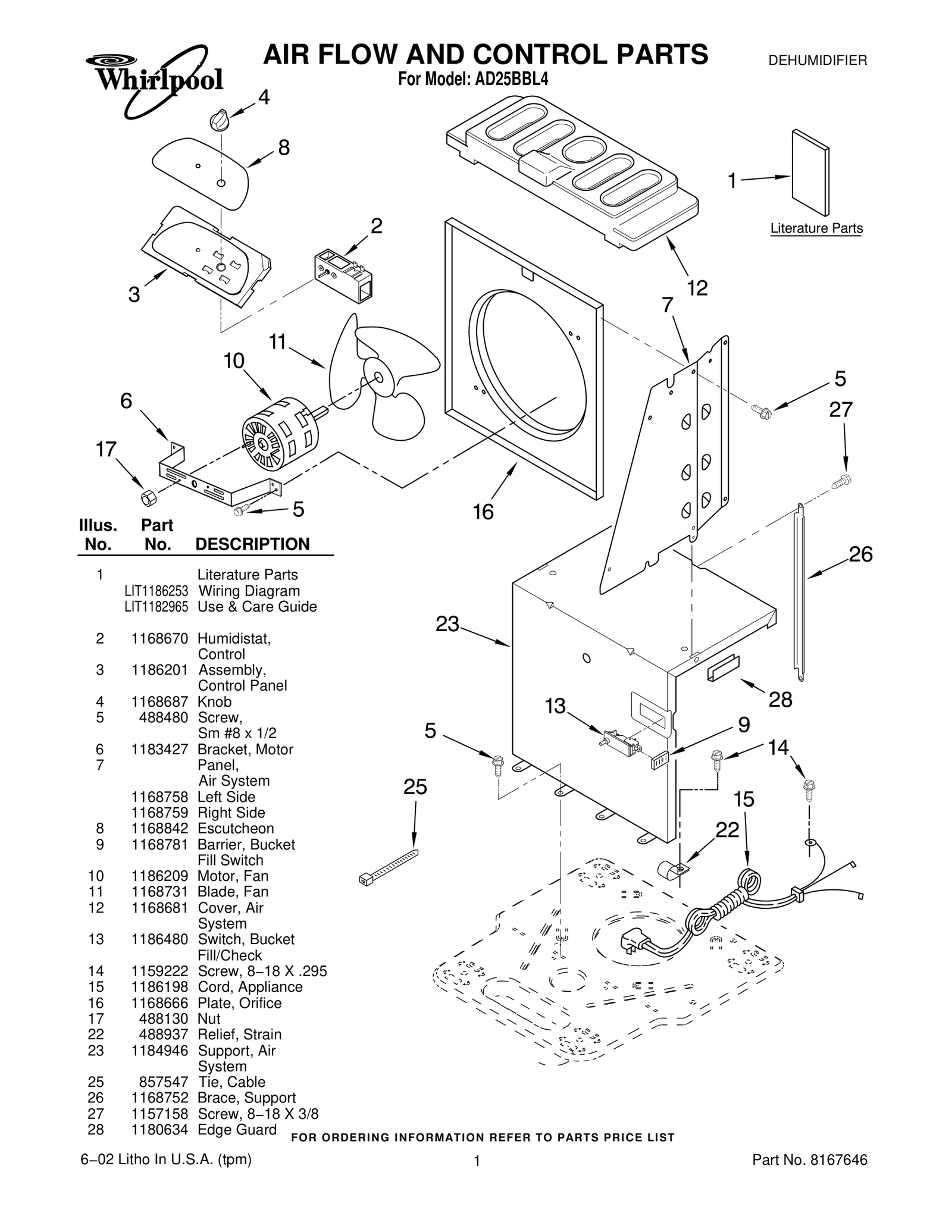 AIR FLOW AND CONTROL PARTS