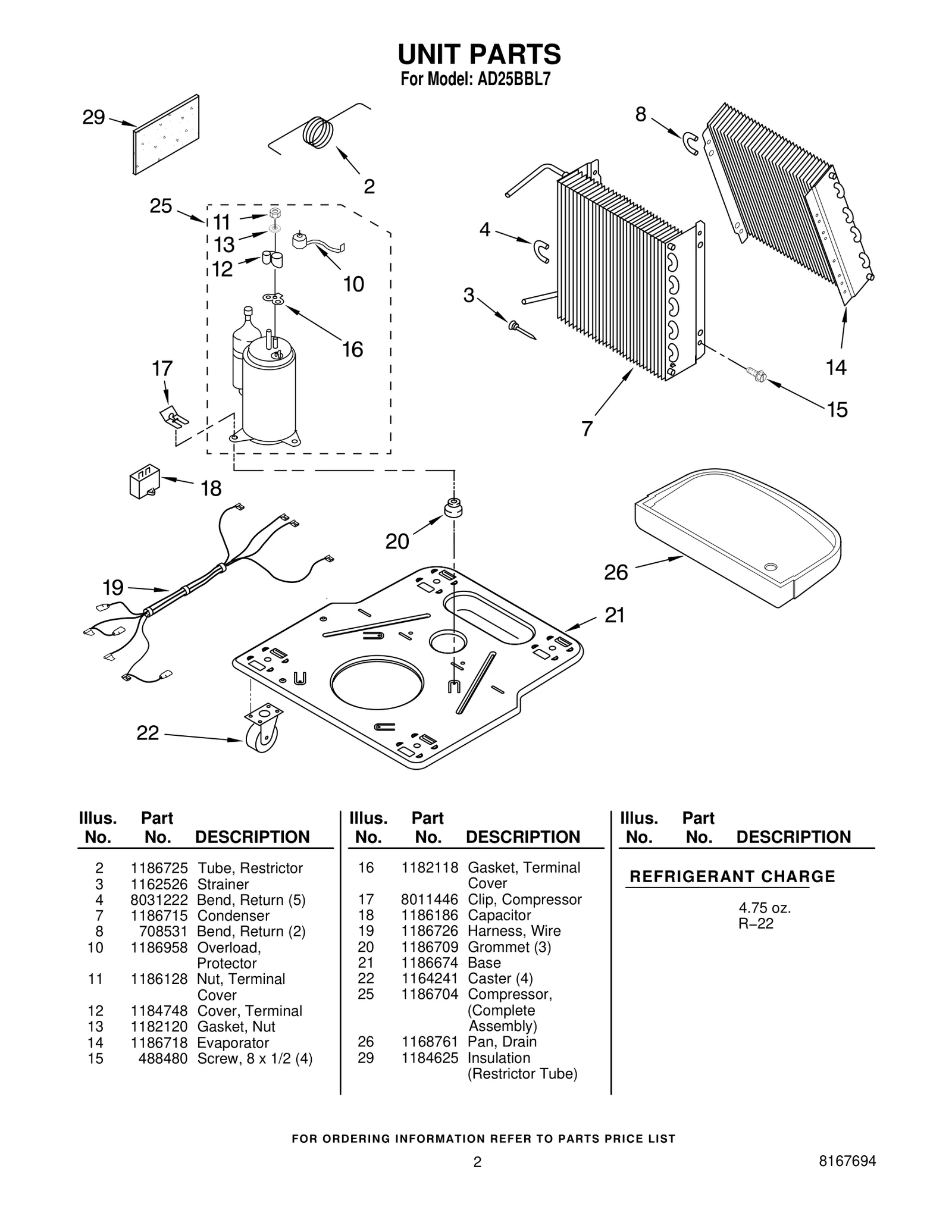 UNIT PARTS