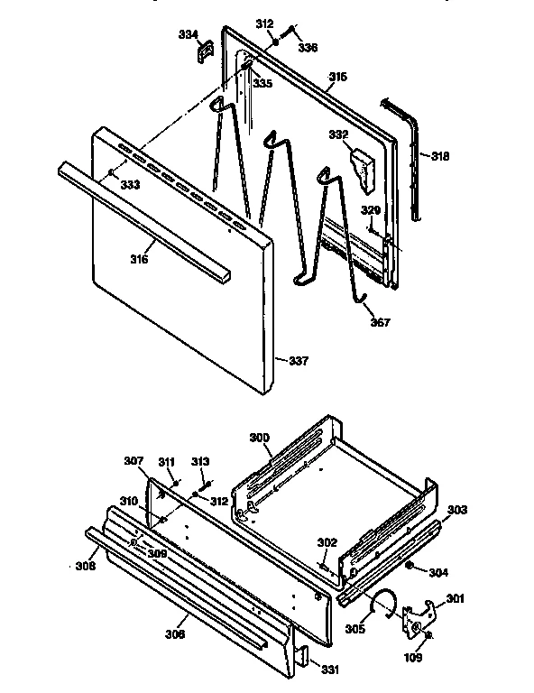 DOOR AND DRAWER