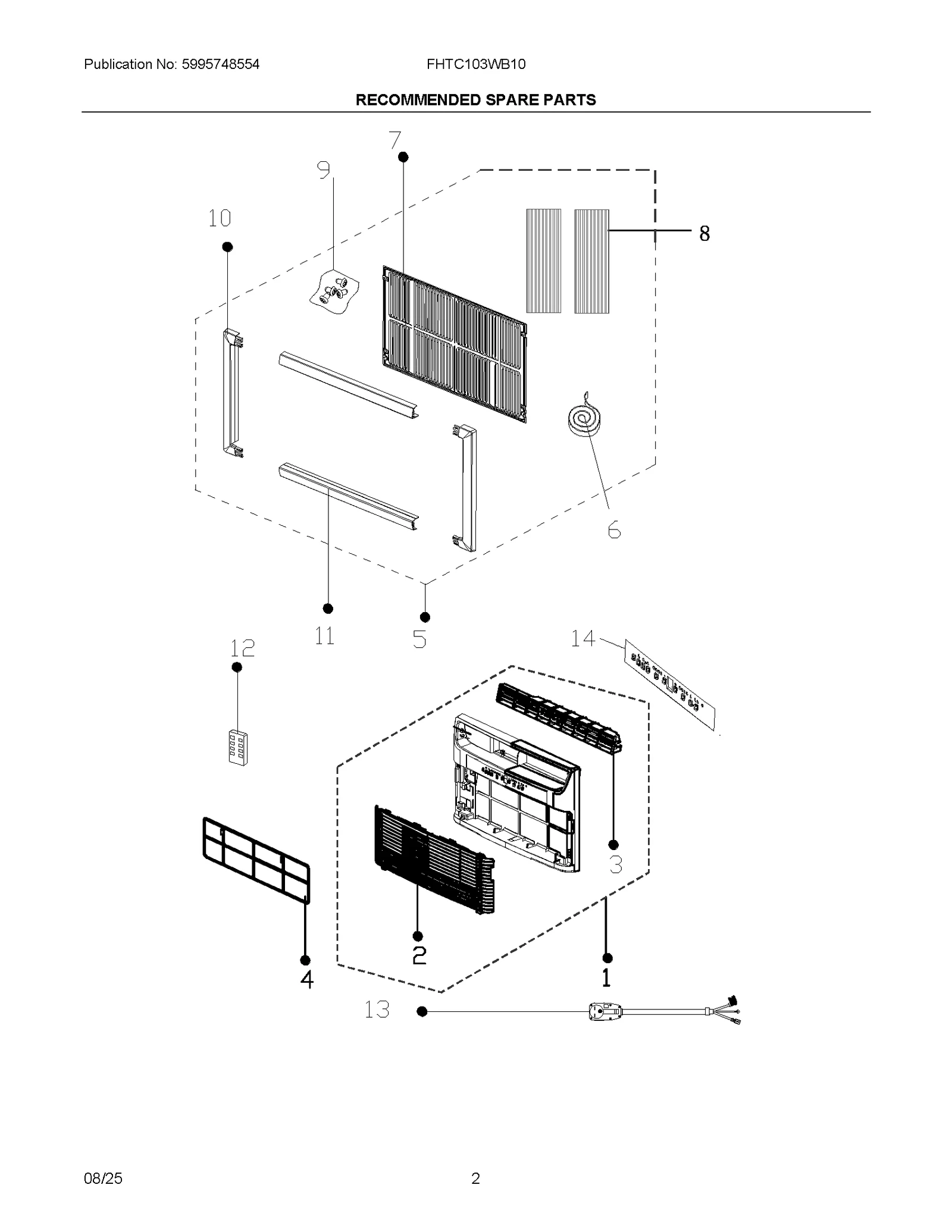 RECOMMENDED SPARE PARTS