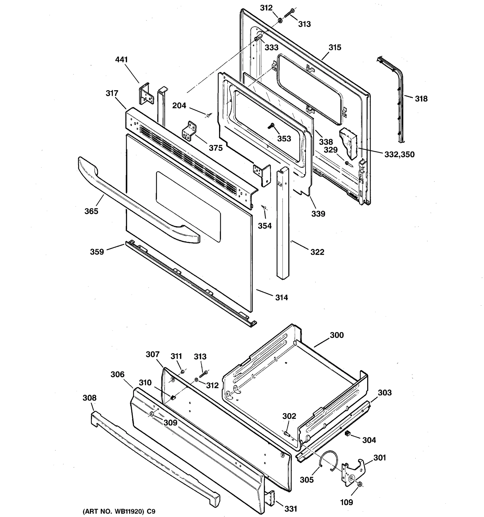 DOOR & DRAWER PARTS