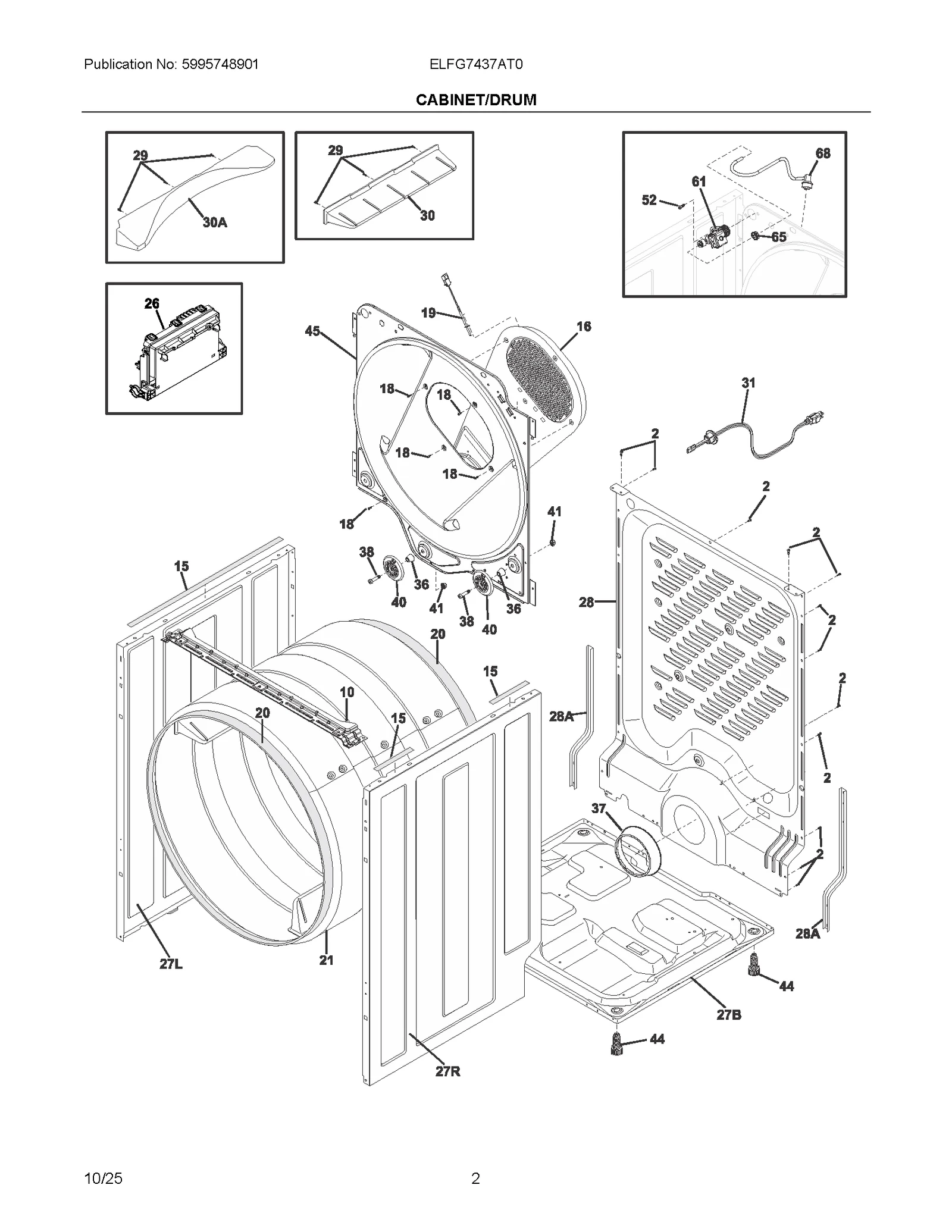 CABINET/DRUM