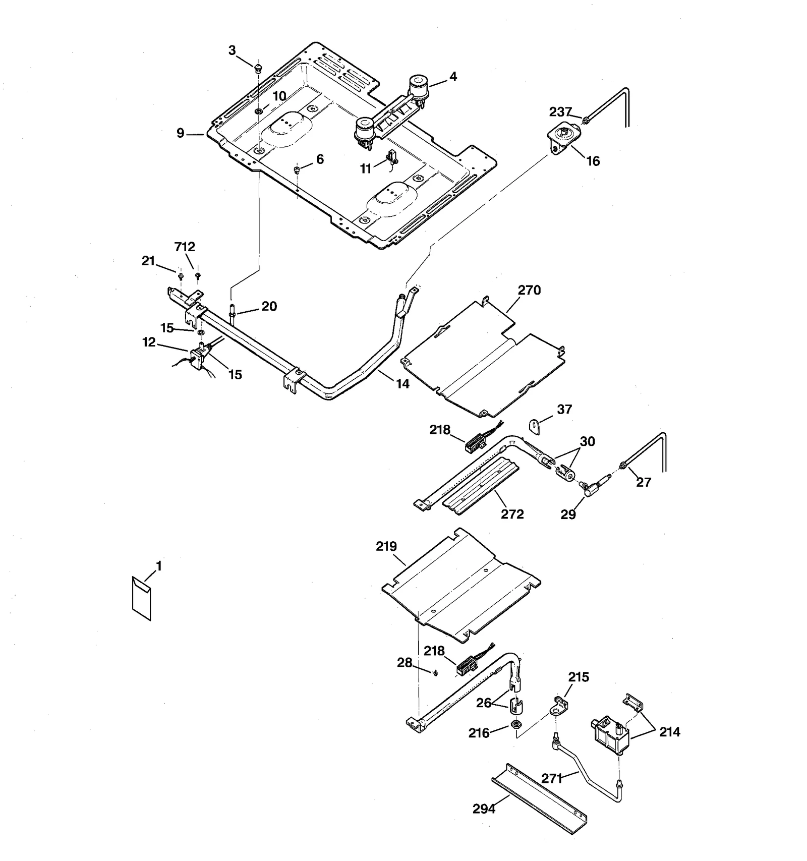 GAS & BURNER PARTS