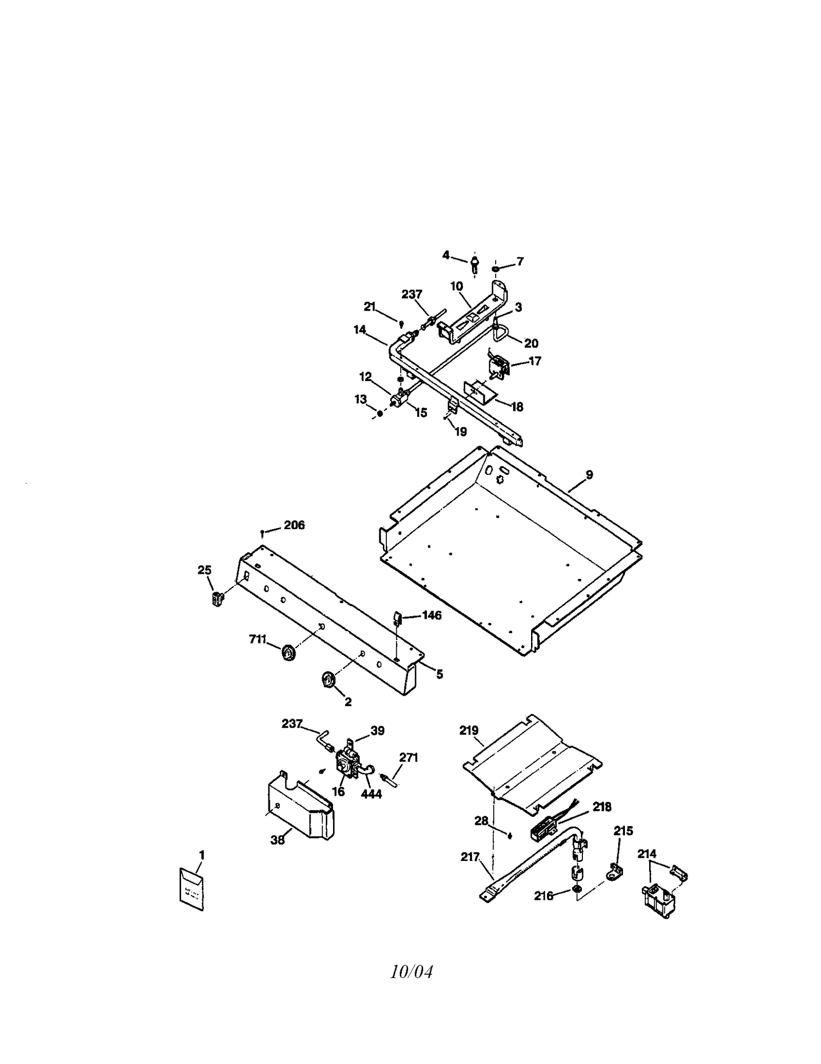 GAS AND BURNER PARTS