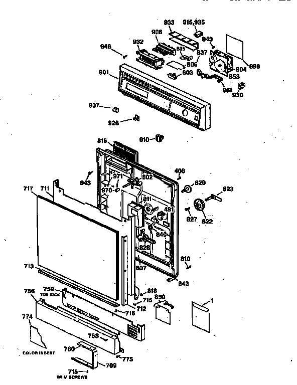 DOOR AND CONTROL