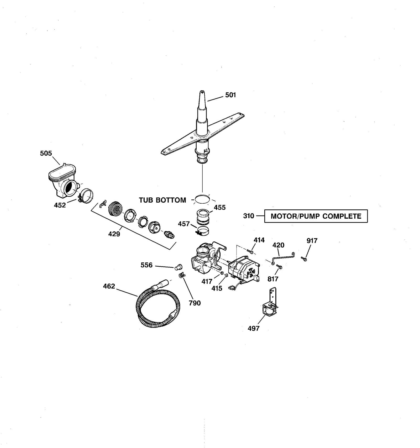 MOTOR-PUMP MECHANISM