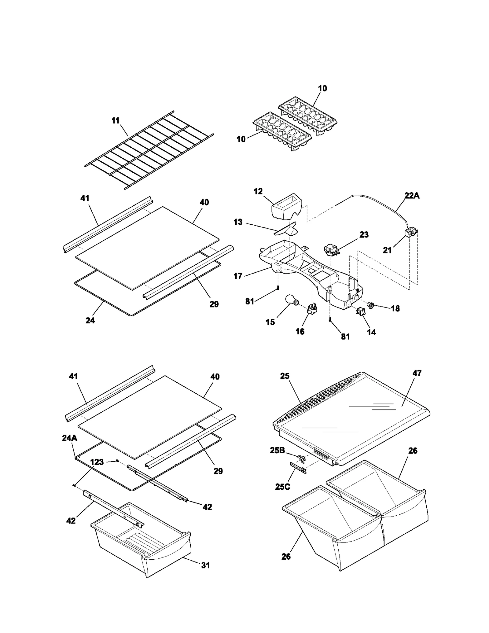 SHELVES