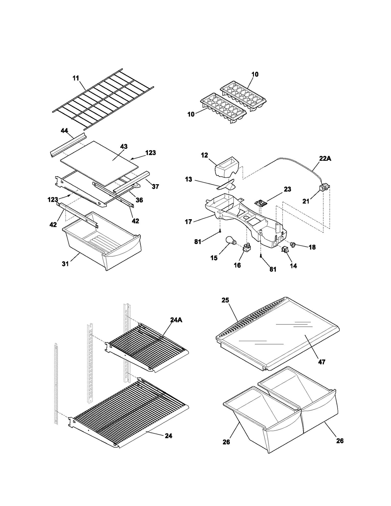 SHELVES