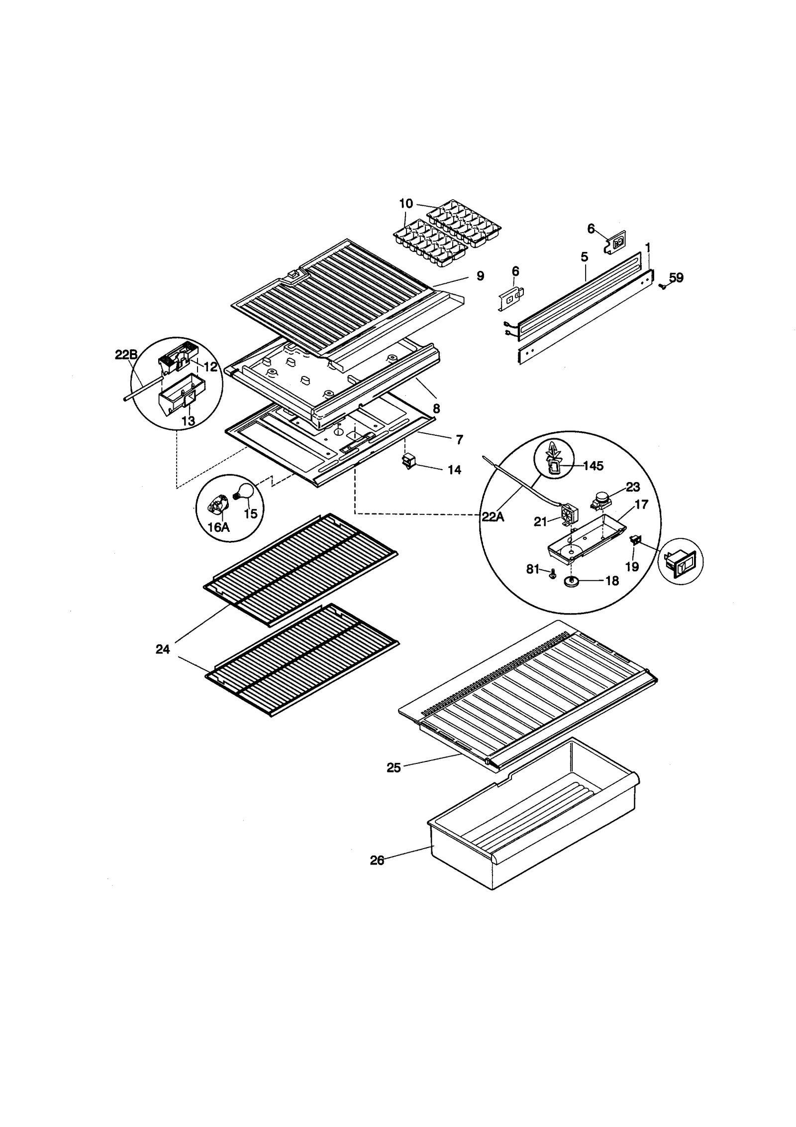 SHELVES/CONTROLS