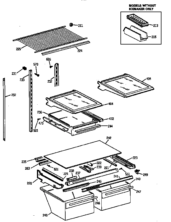 SHELF PARTS