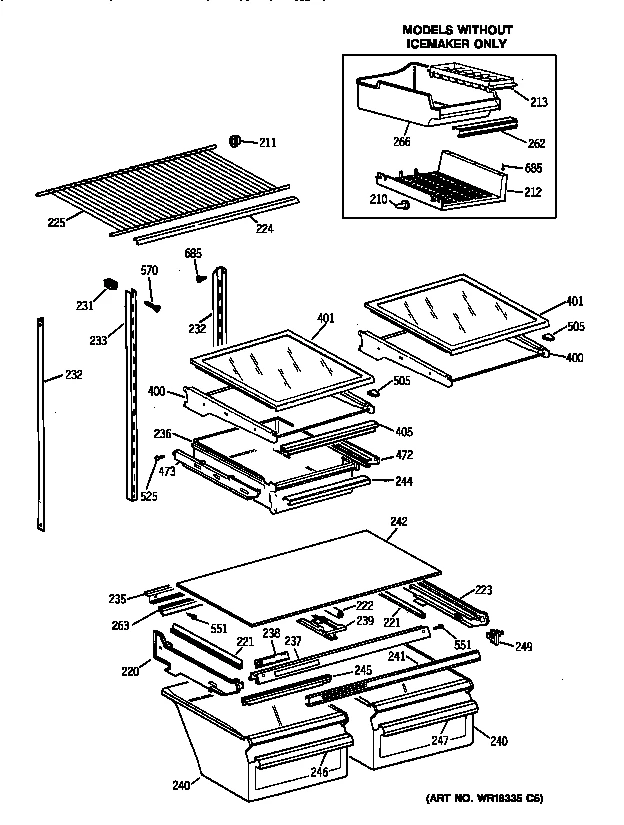 SHELF PARTS