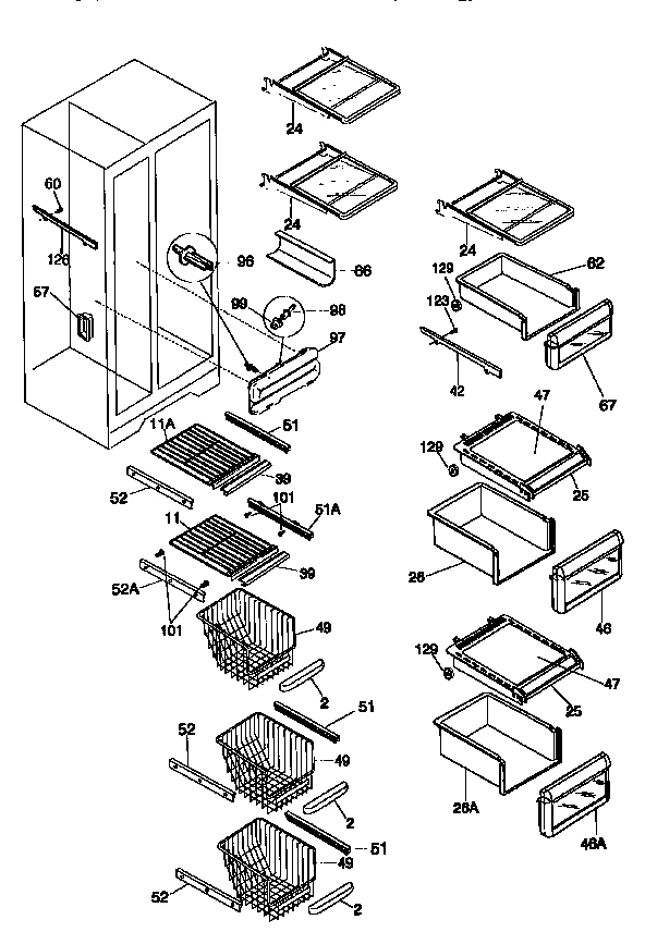 SHELVES AND ACCESSORIES