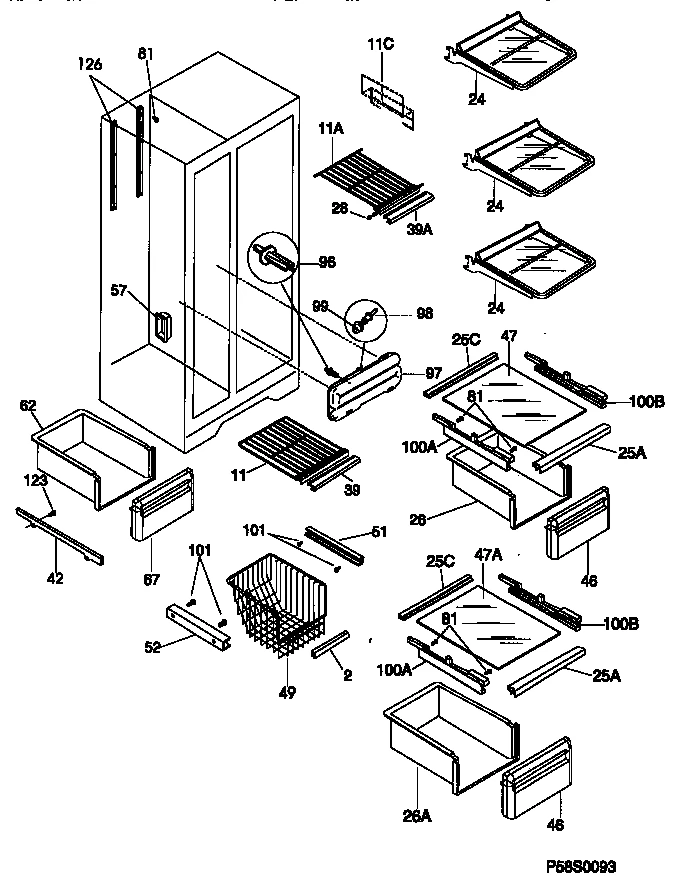 SHELVES AND ACCESSORIES