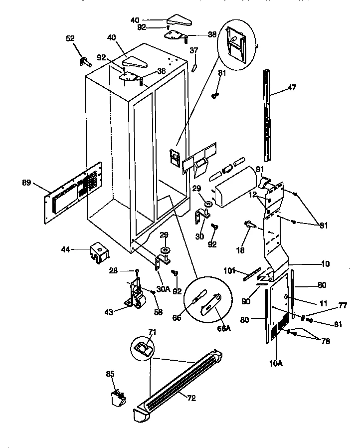 CABINET PARTS