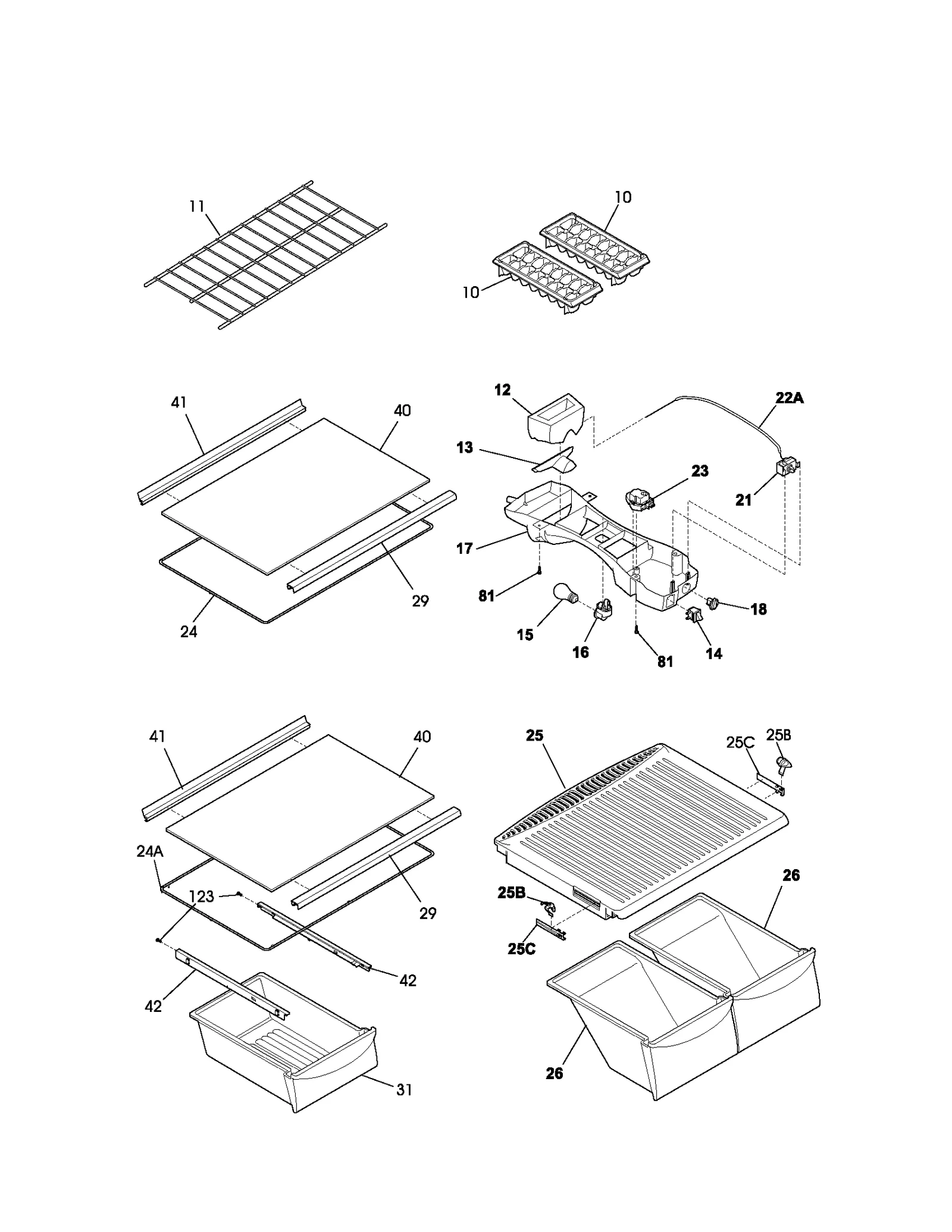SHELVES