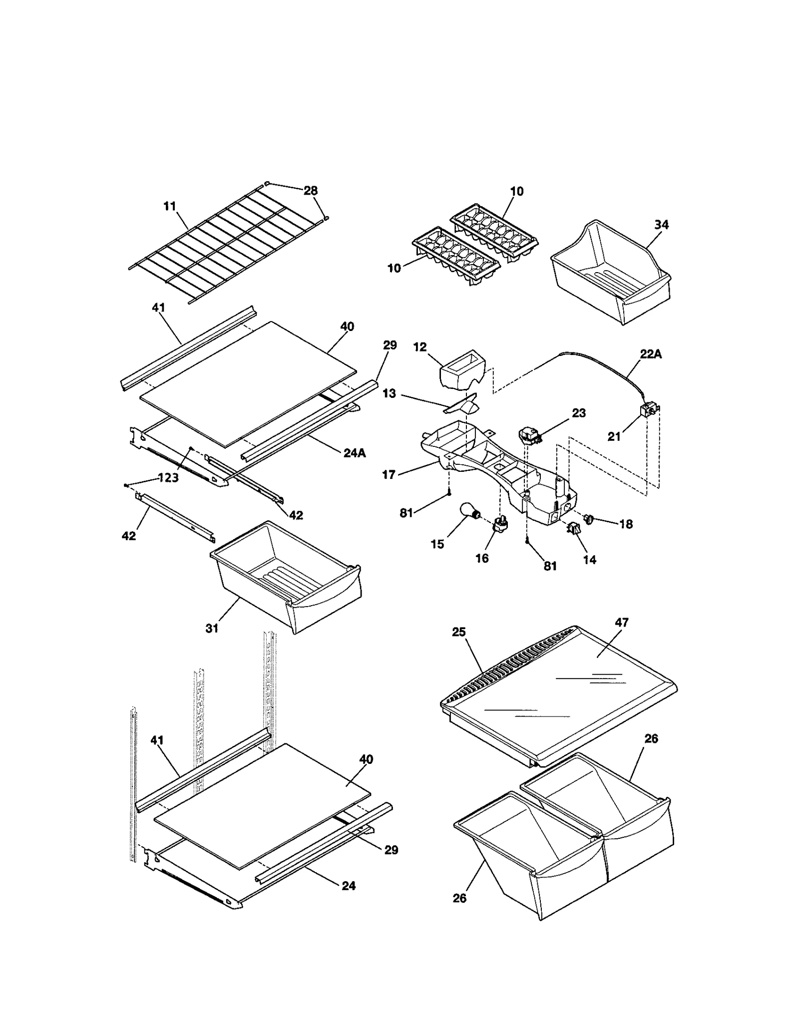 SHELVES