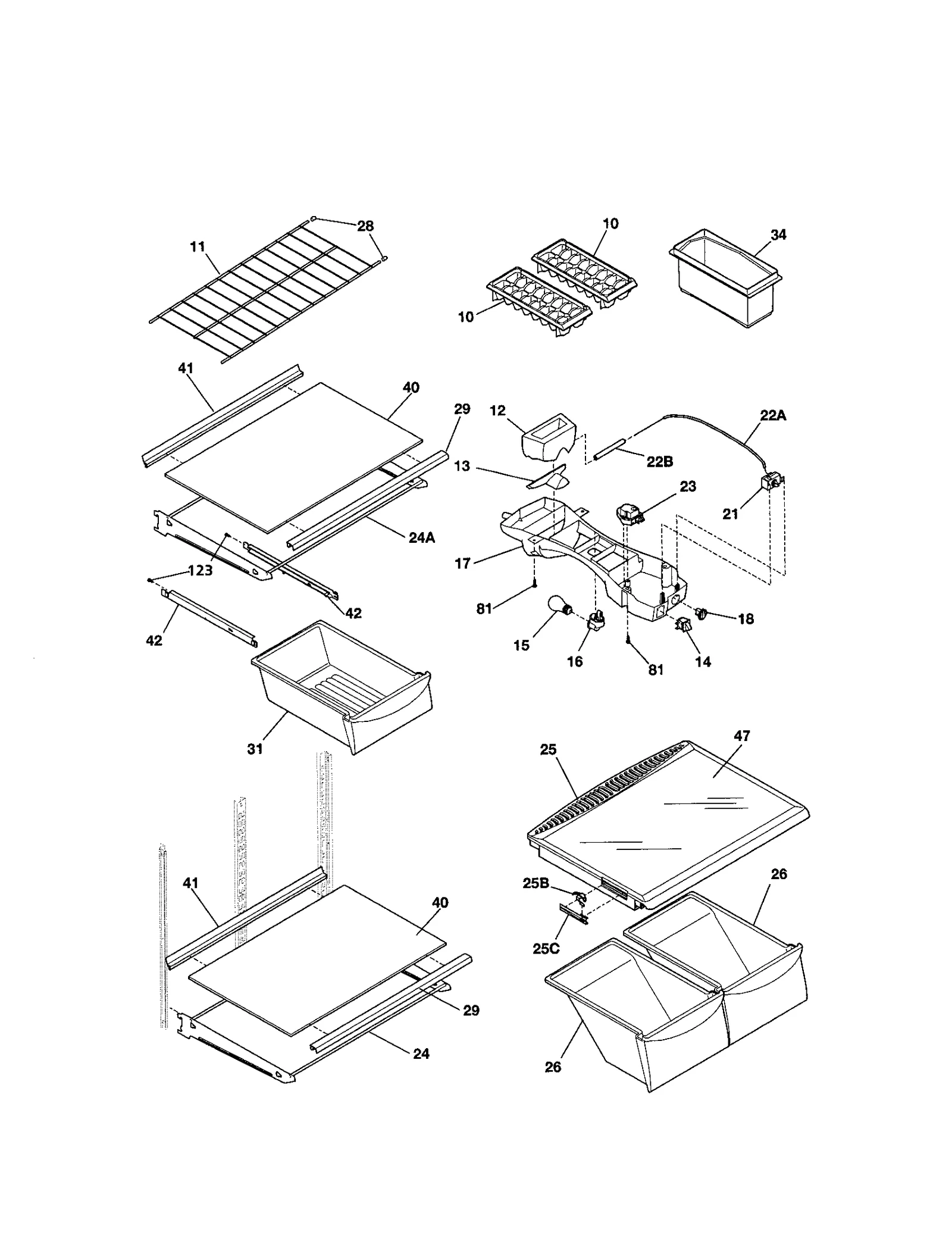 SHELVES
