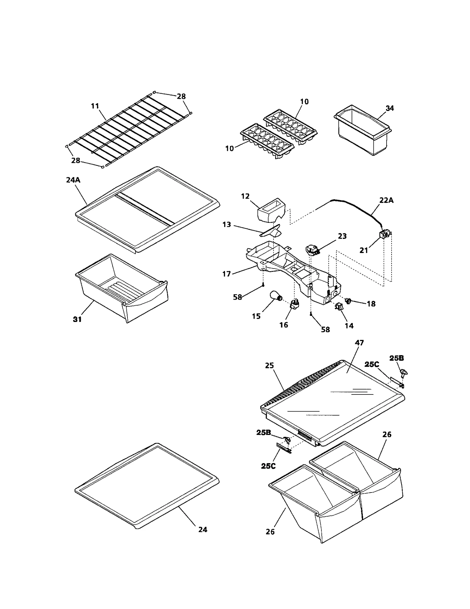 SHELVES