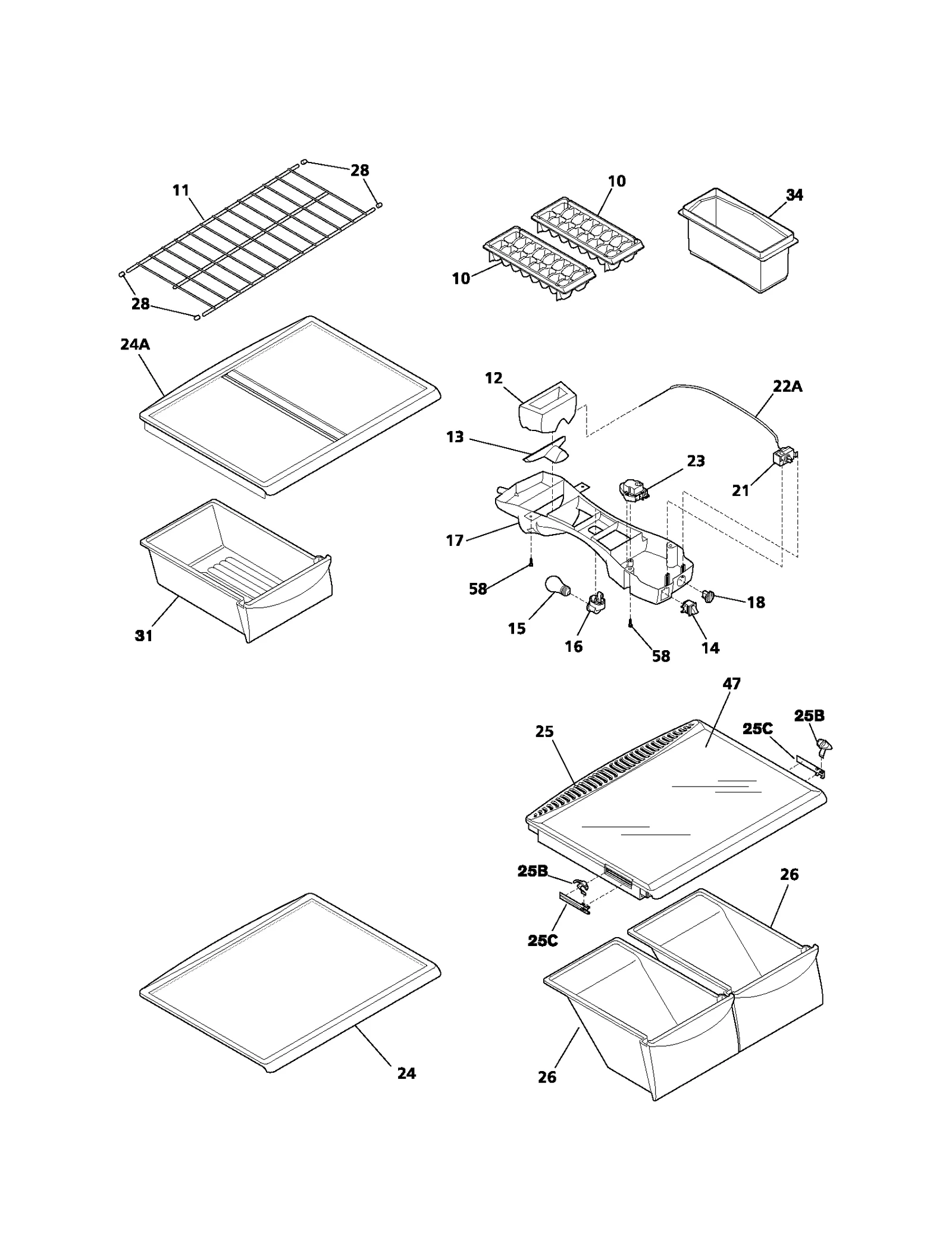 SHELVES