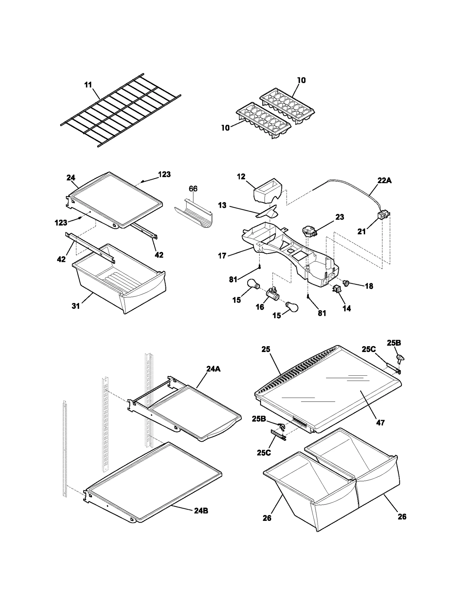 SHELVES