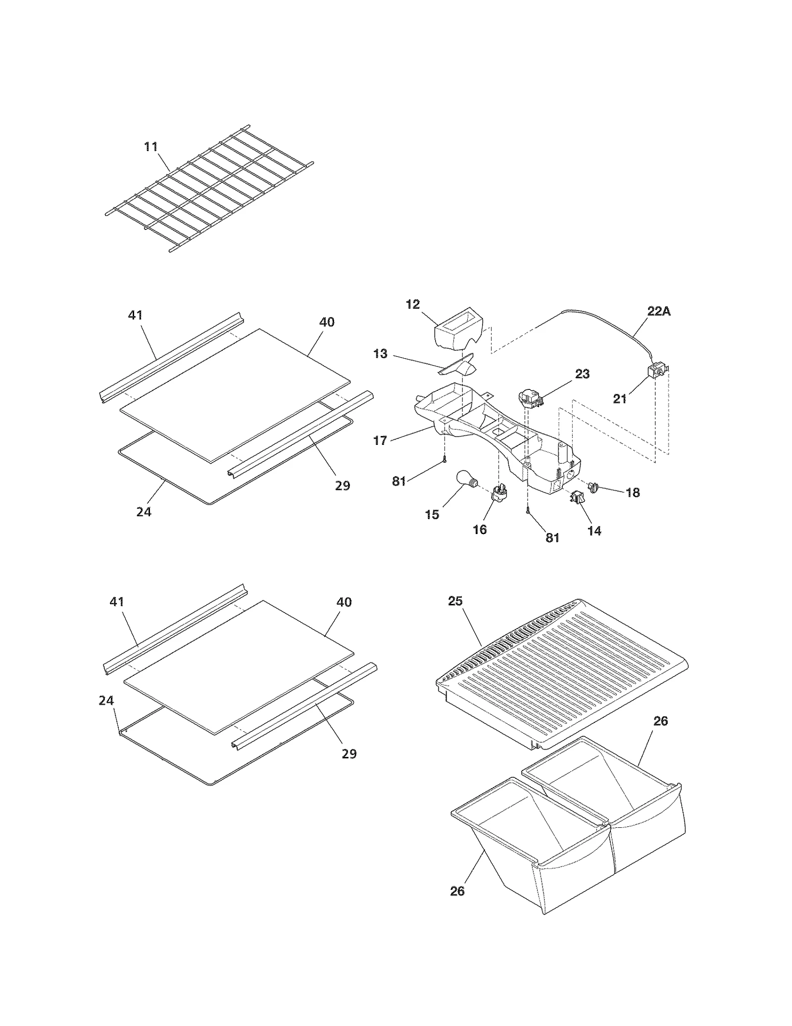 SHELVES