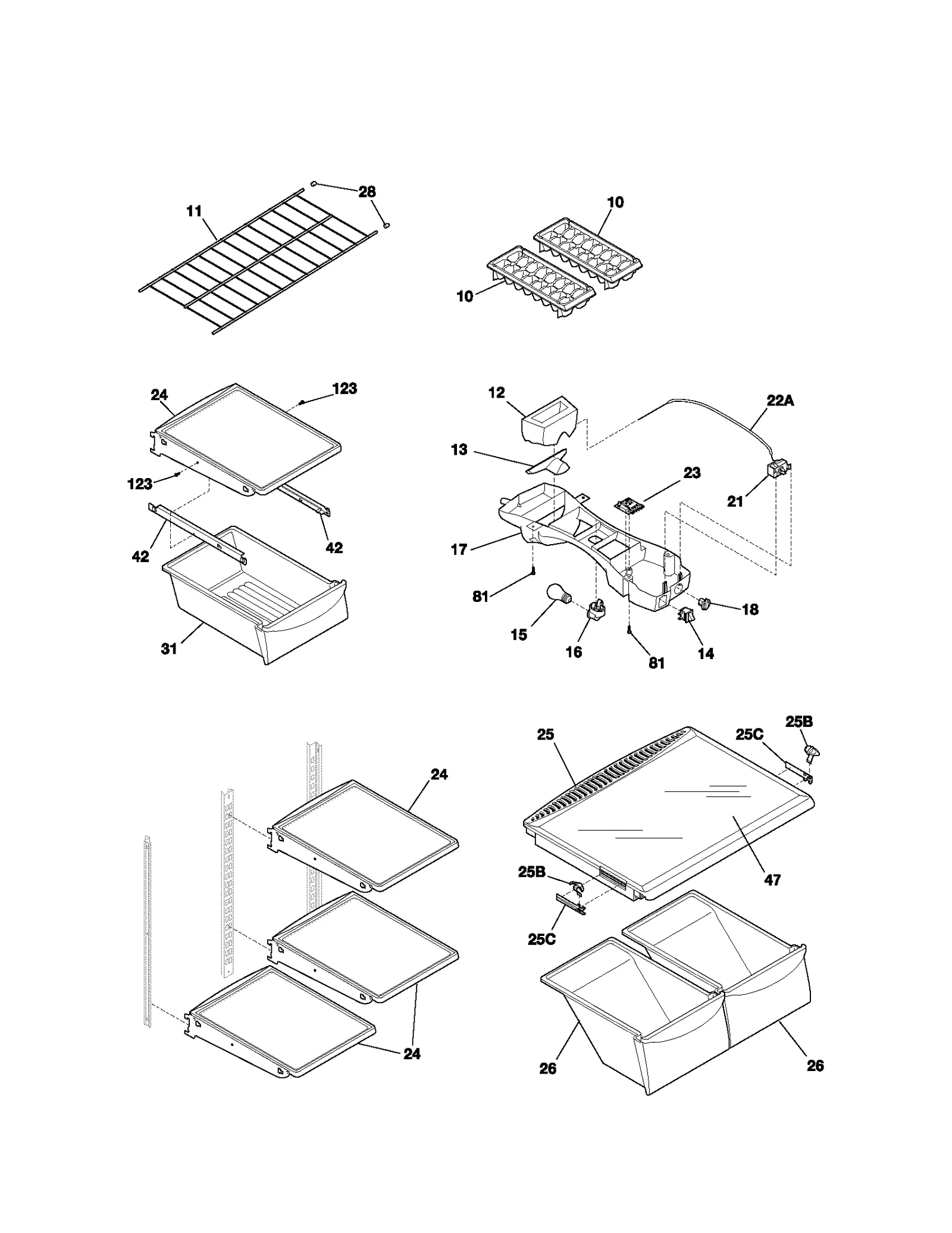 SHELVES