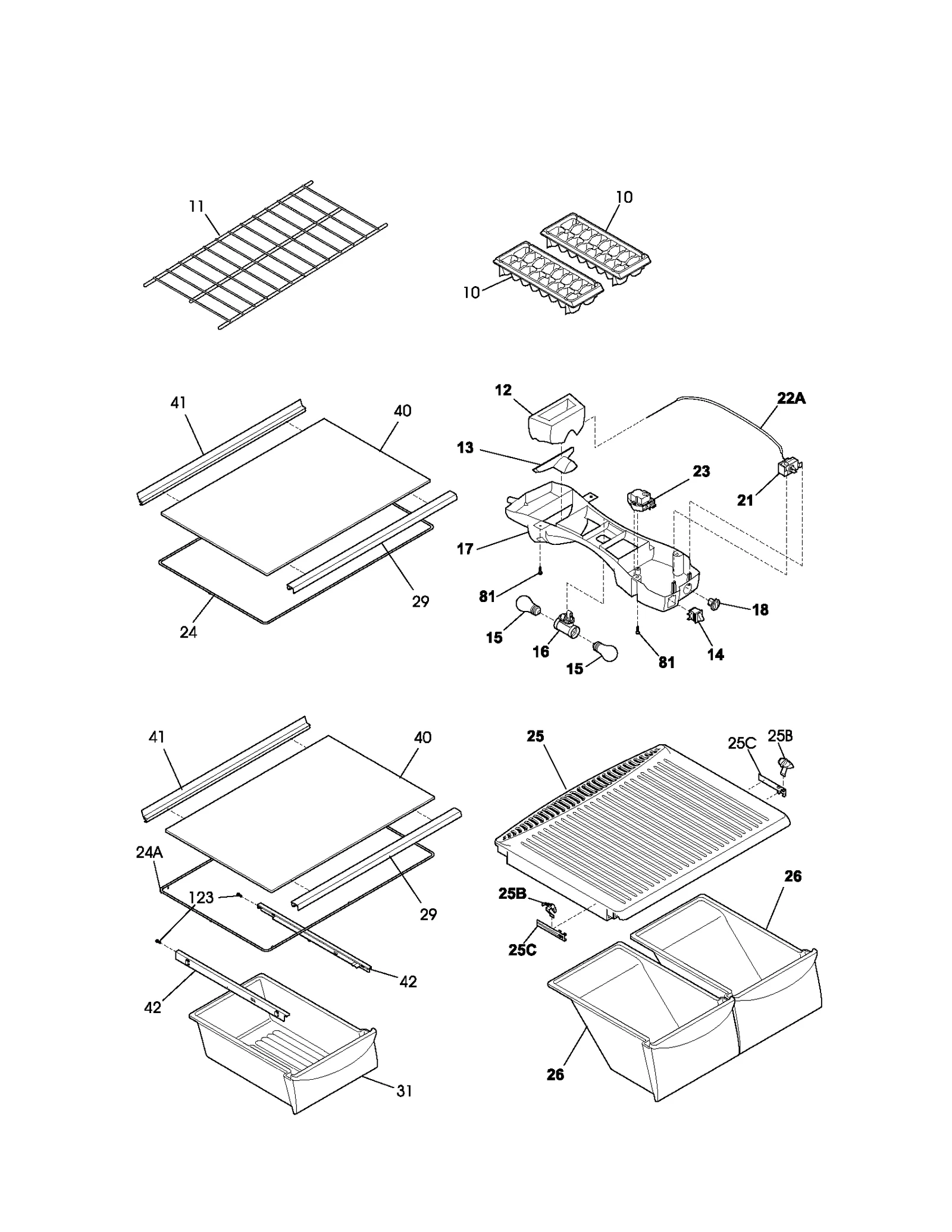 SHELVES