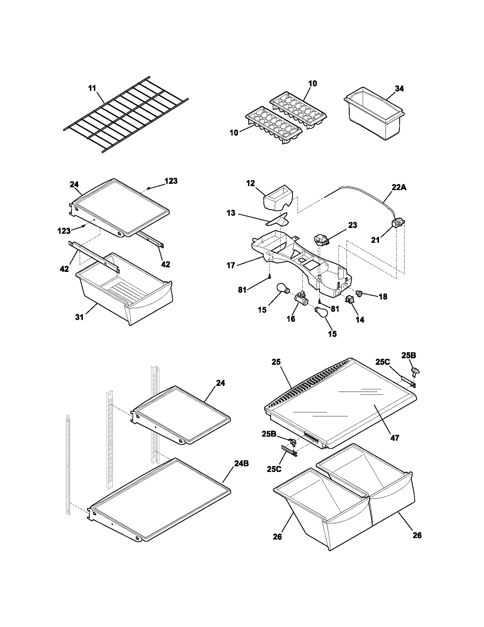 SHELVES