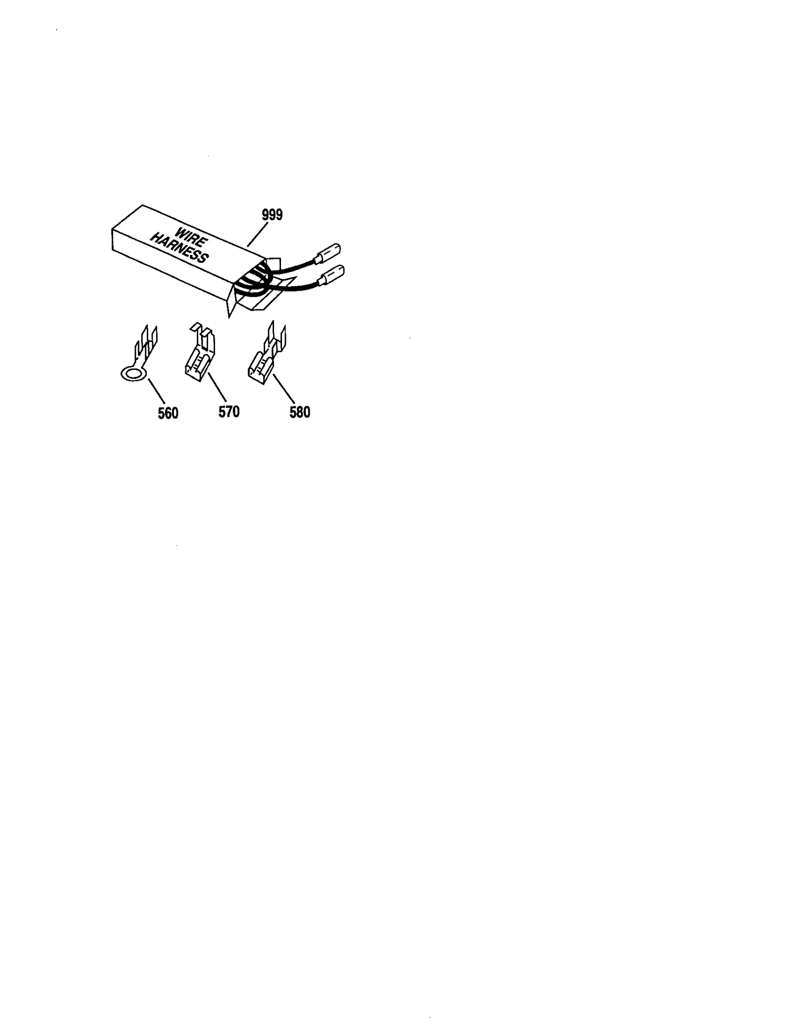 WIRE HARNESS AND COMPONENTS