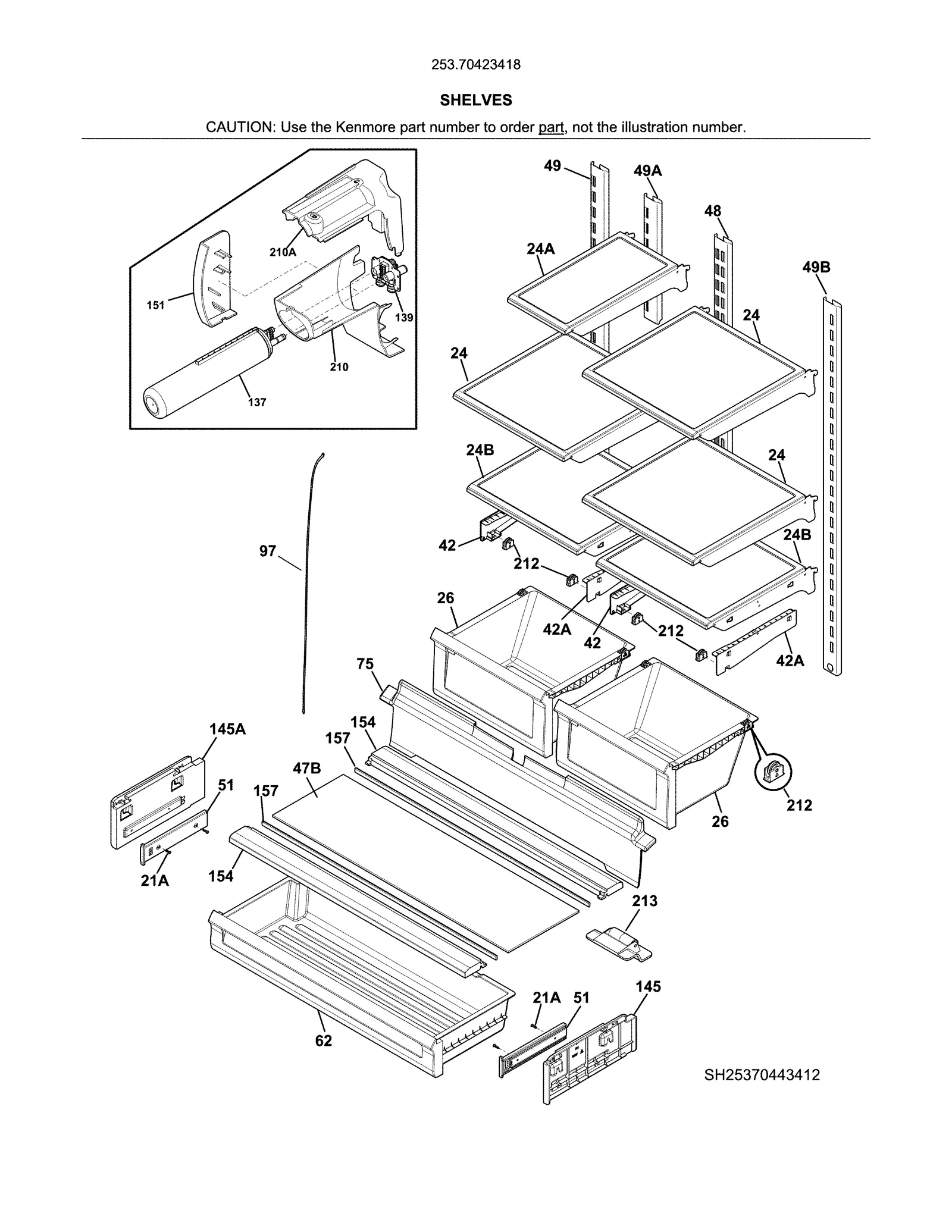SHELVES