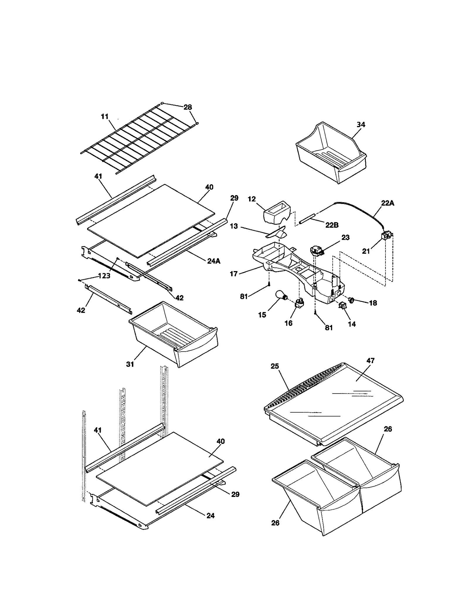 SHELVES