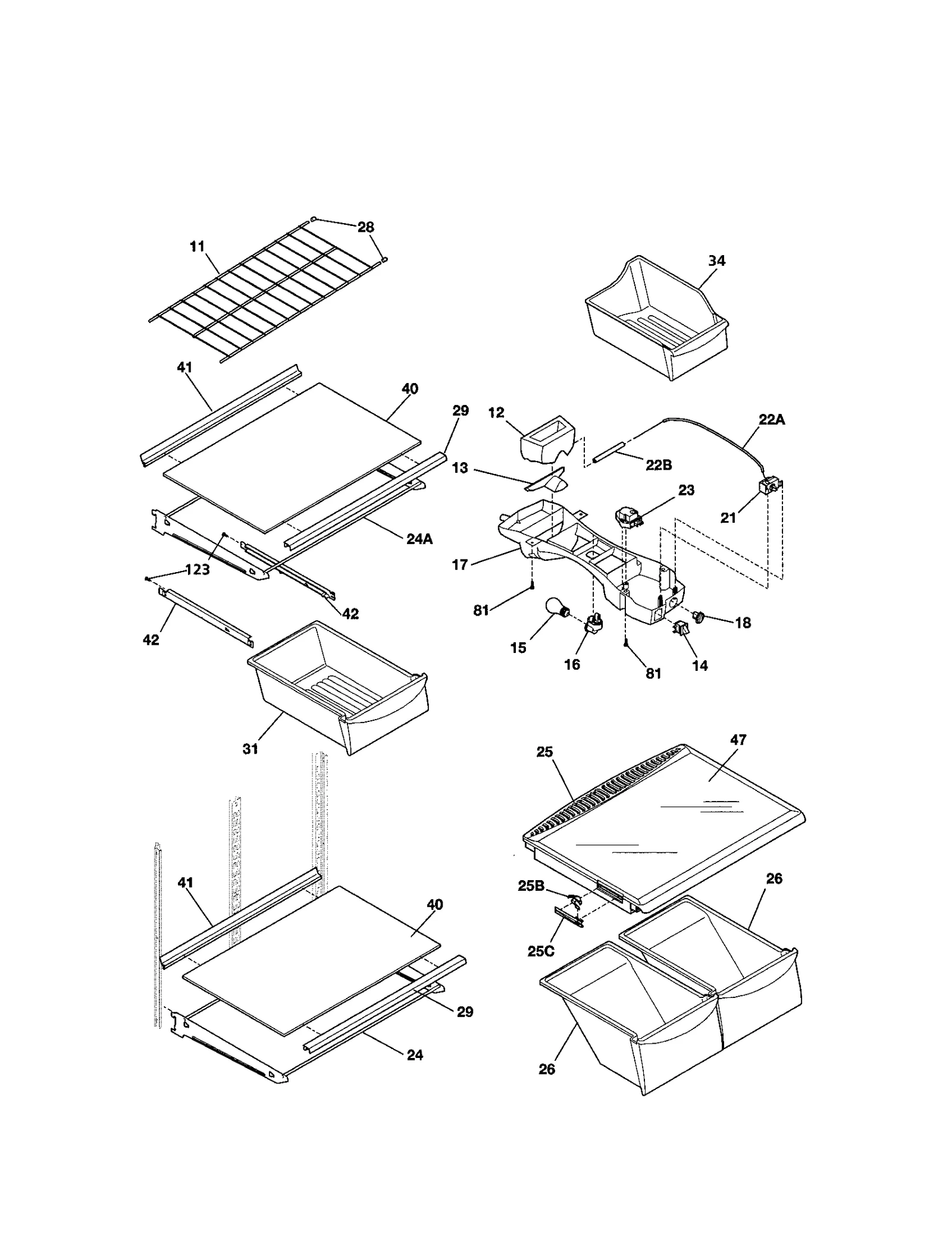 SHELVES