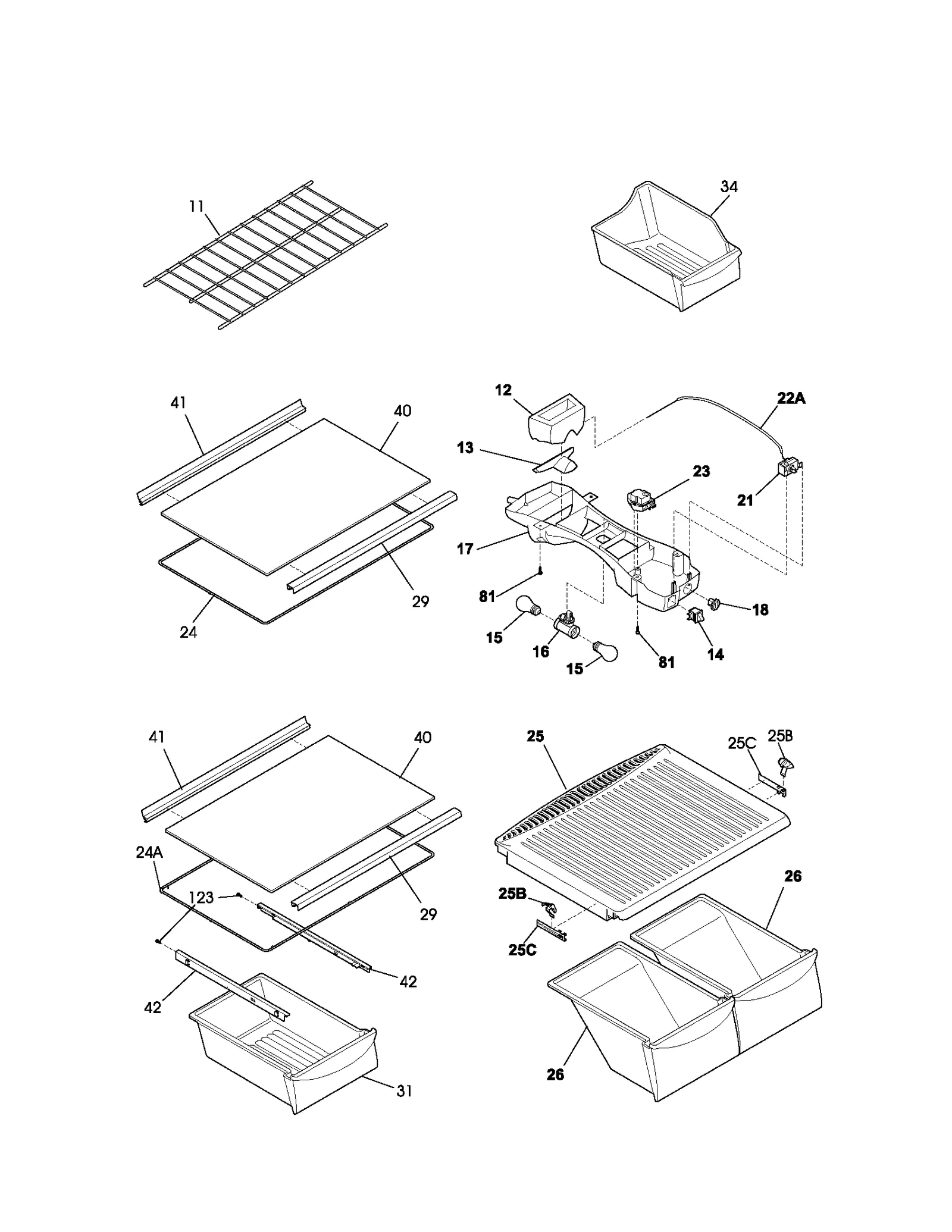 SHELVES