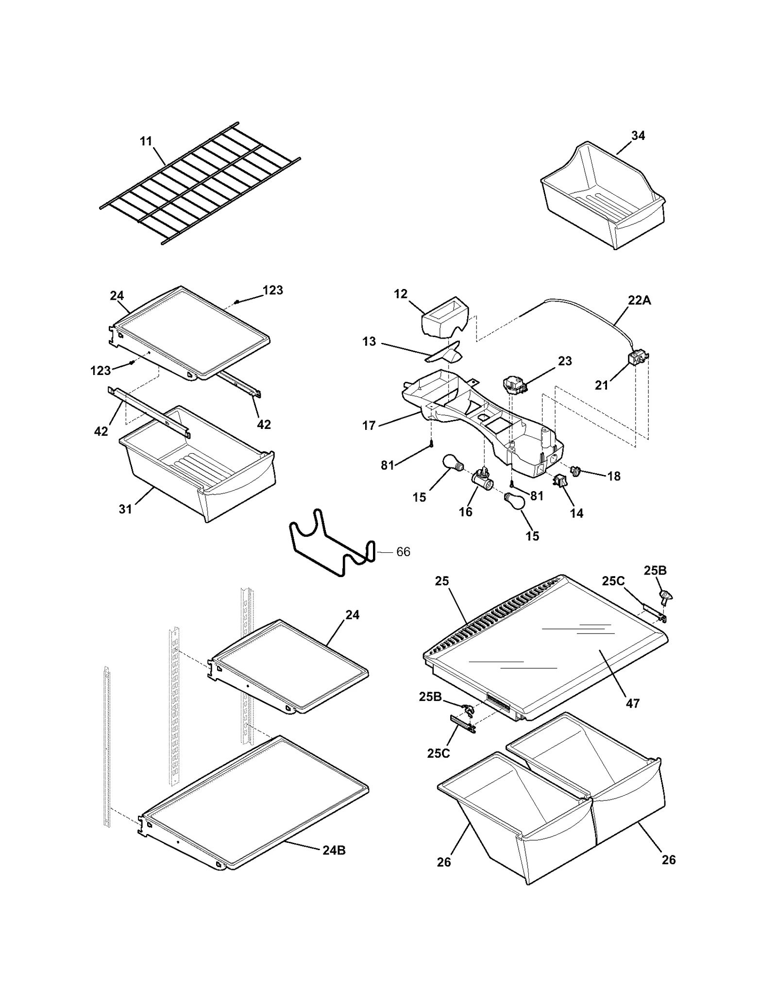 SHELVES