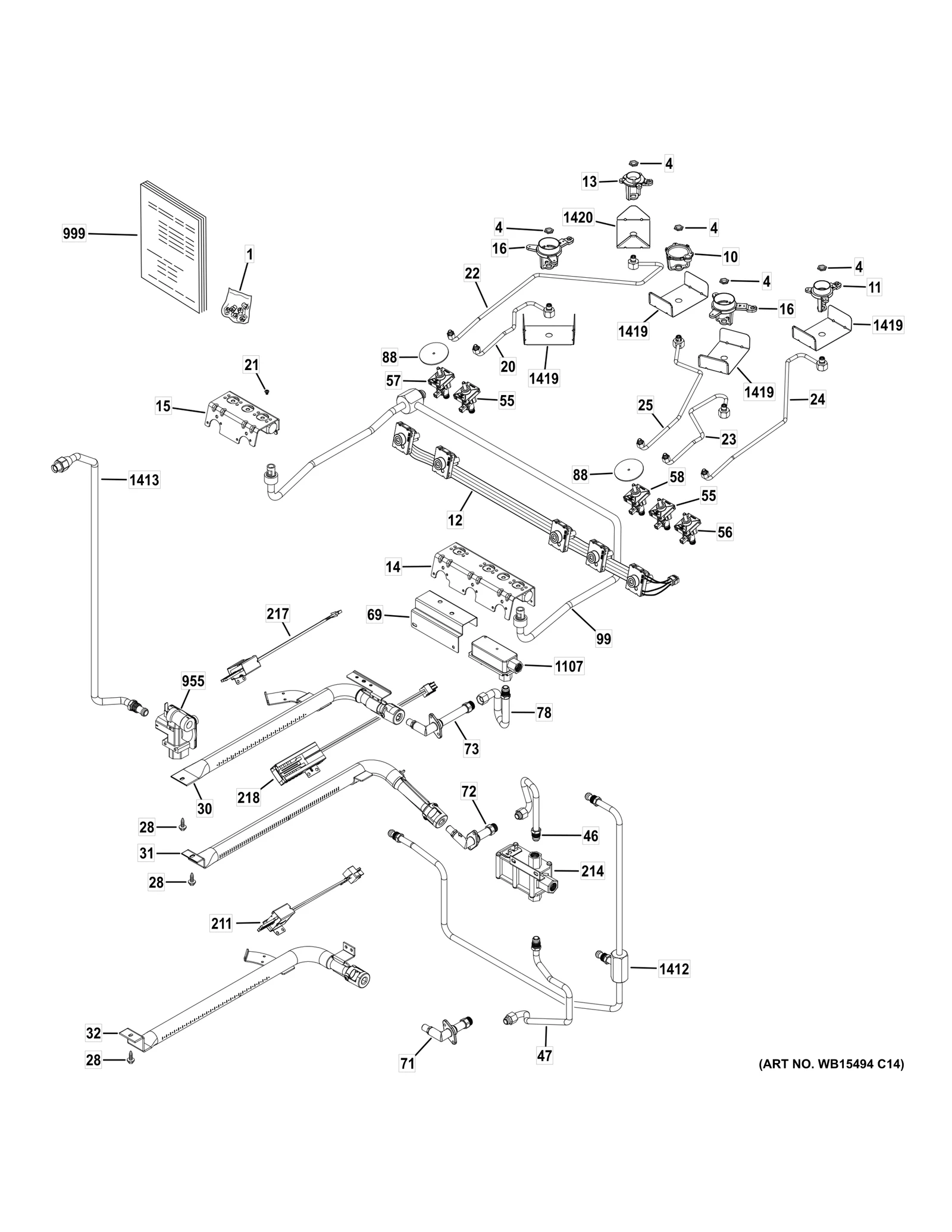 GAS & BURNER PARTS