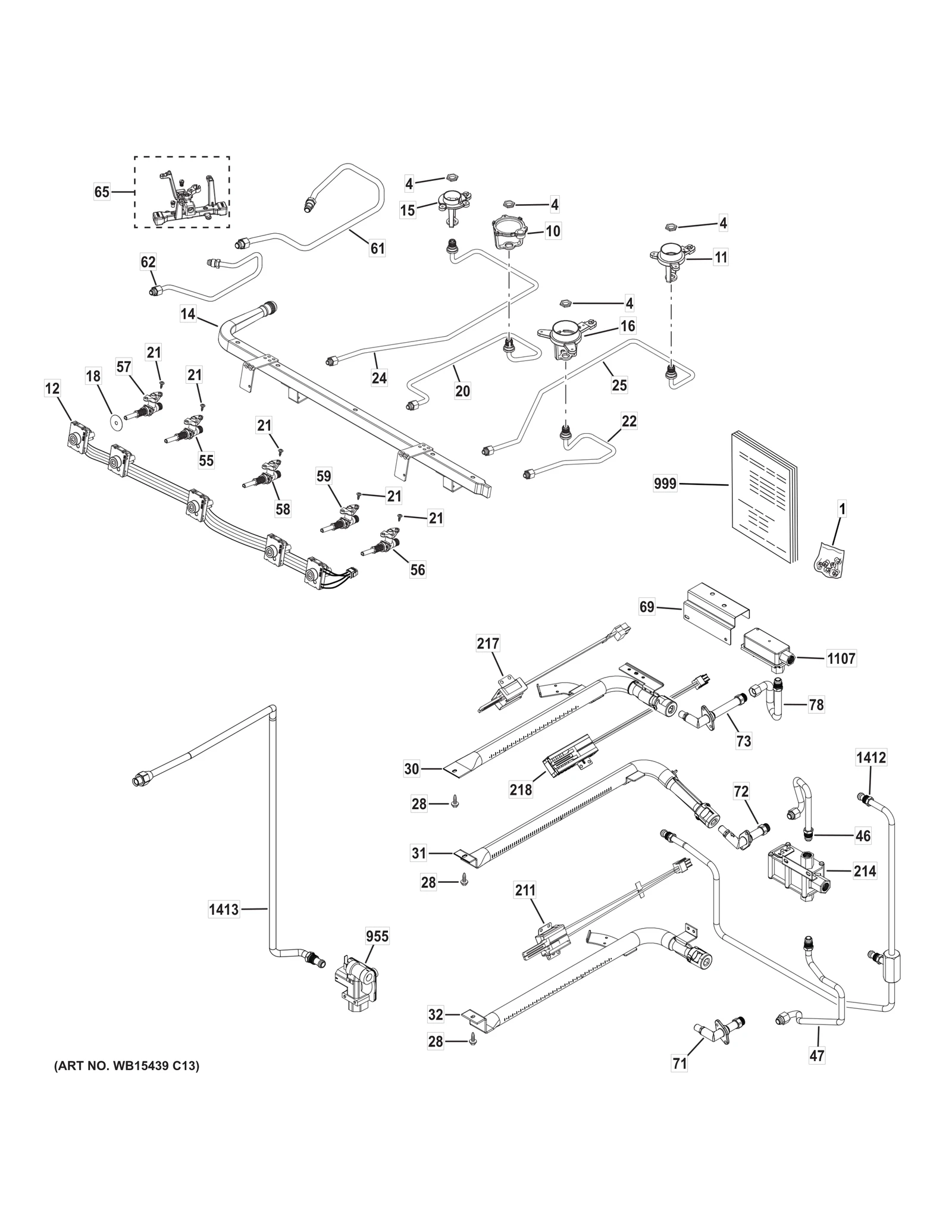 GAS & BURNER PARTS