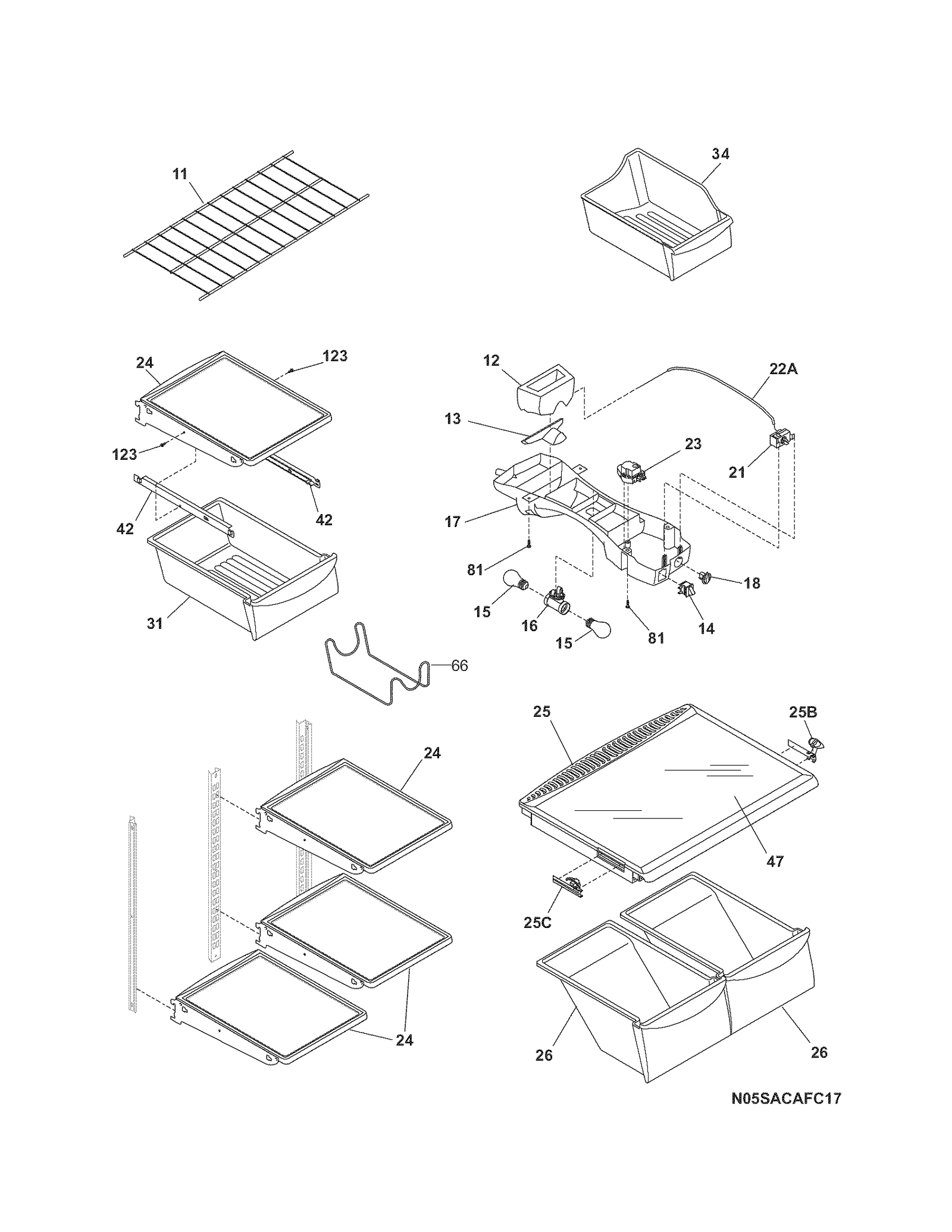 SHELVES