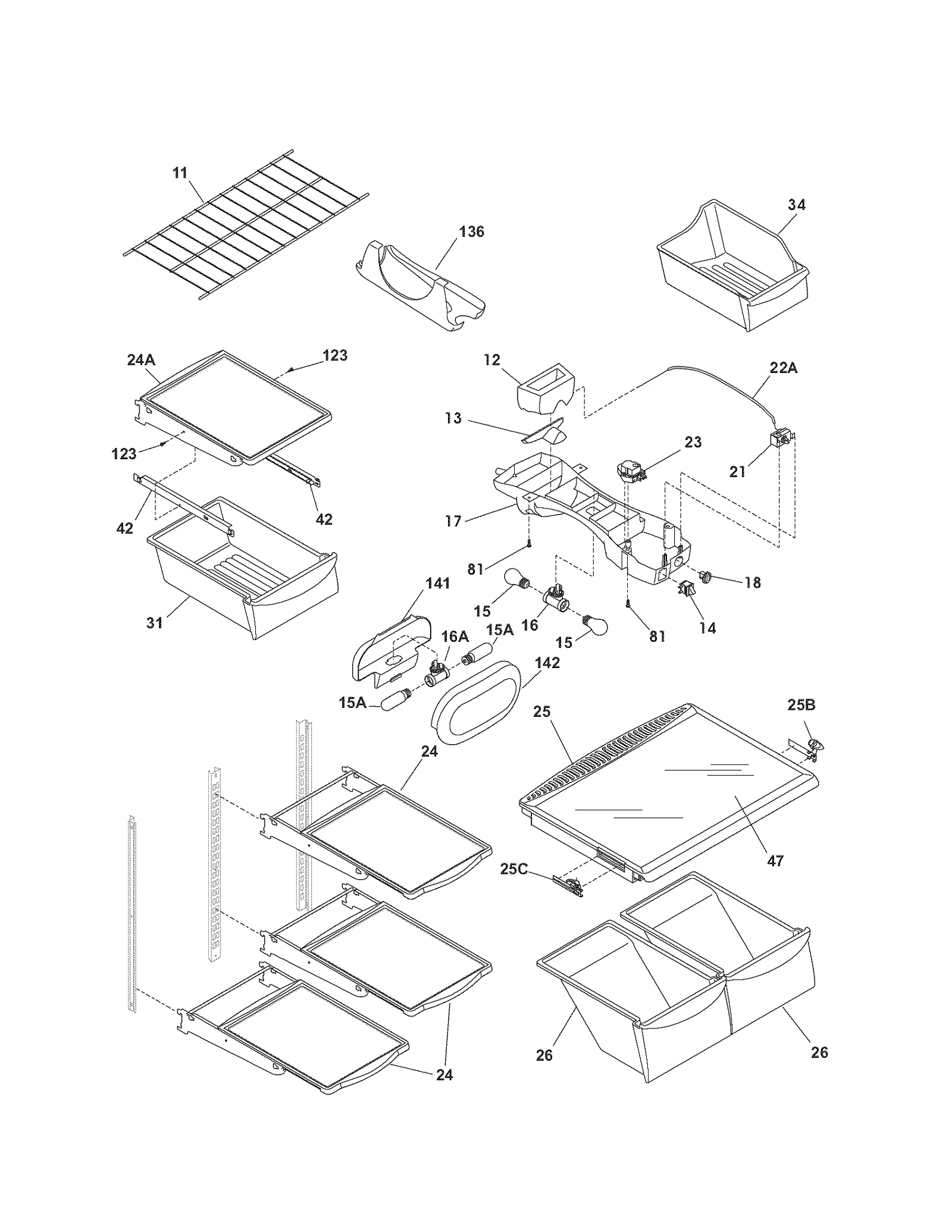 SHELVES