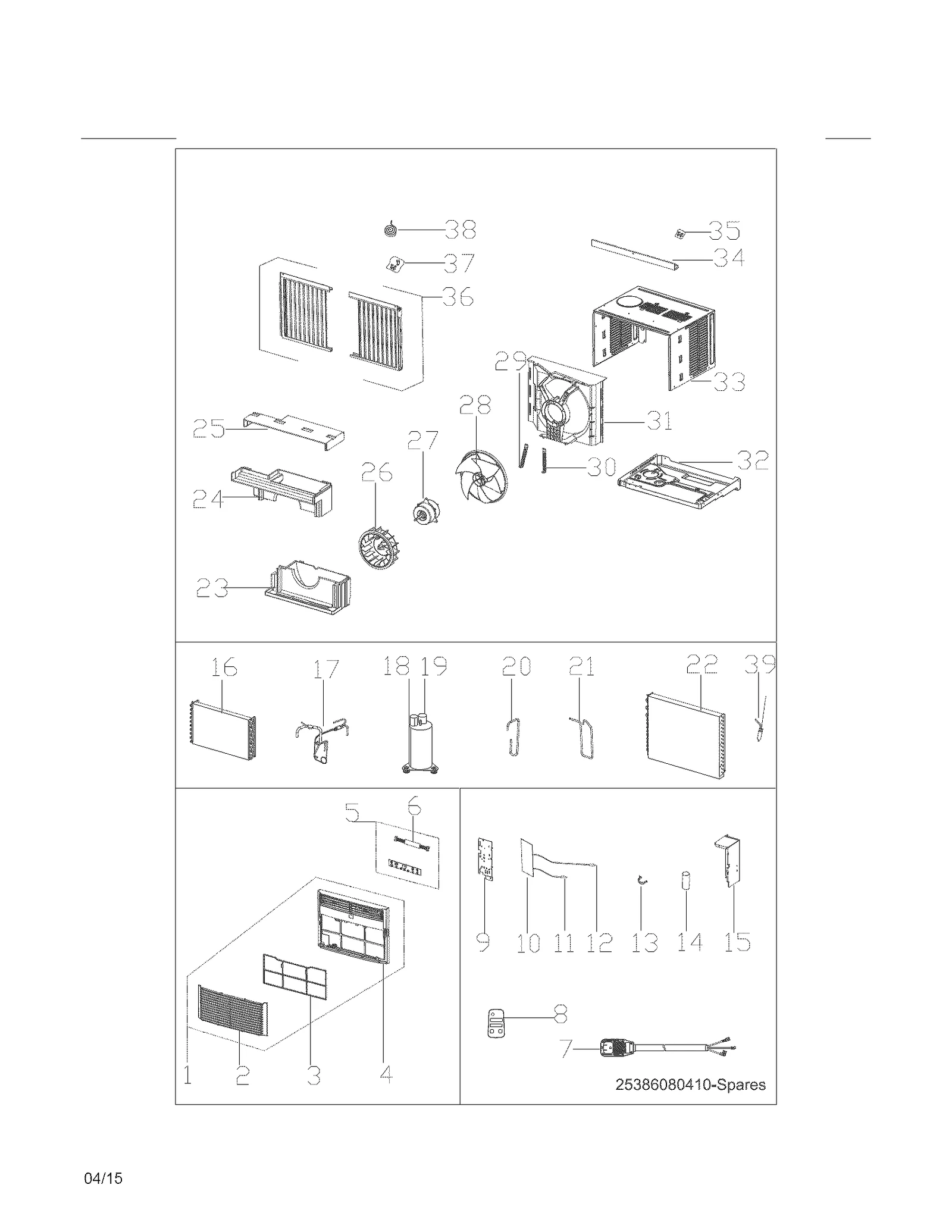 RECOMMENDED SPARE PARTS