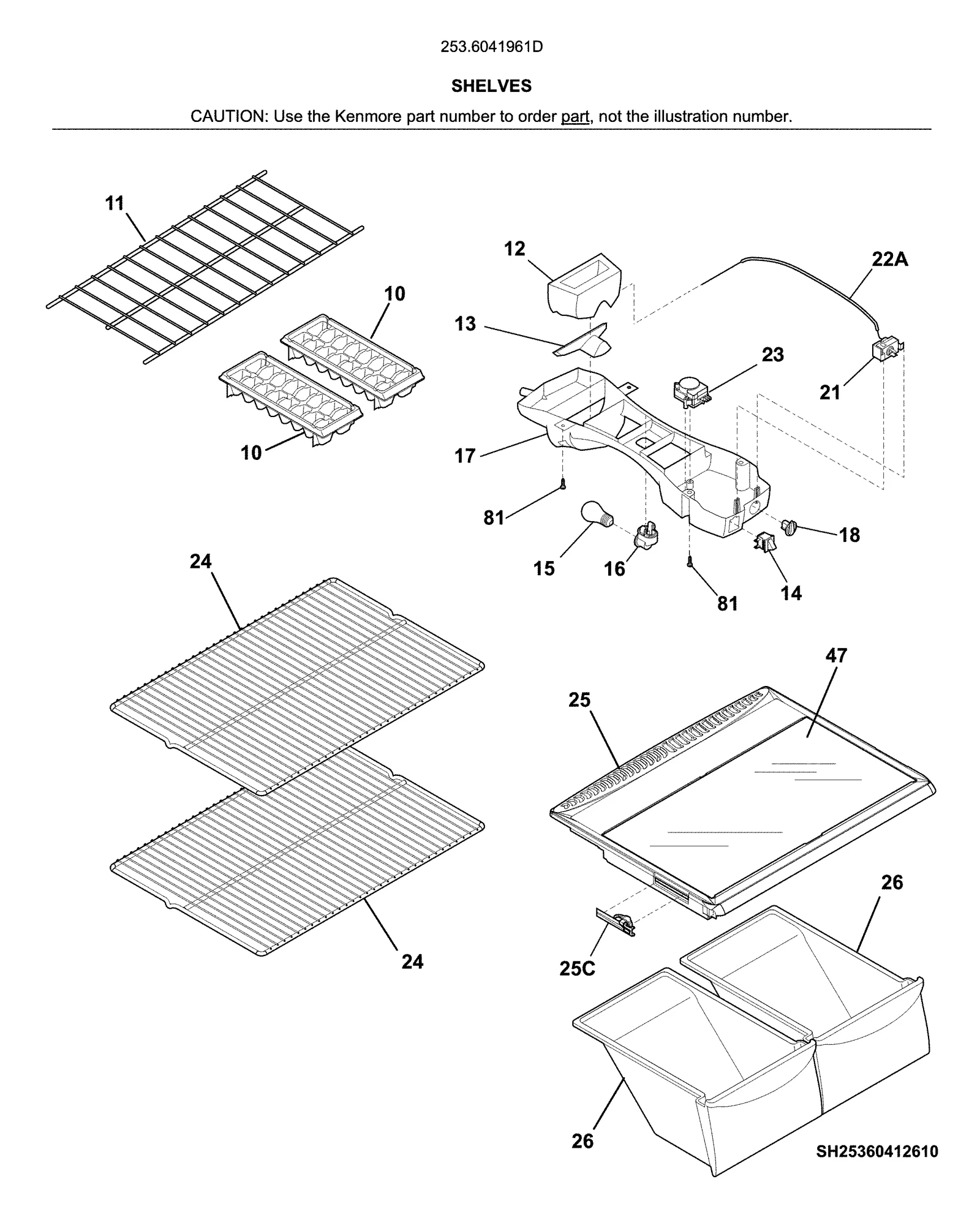SHELVES