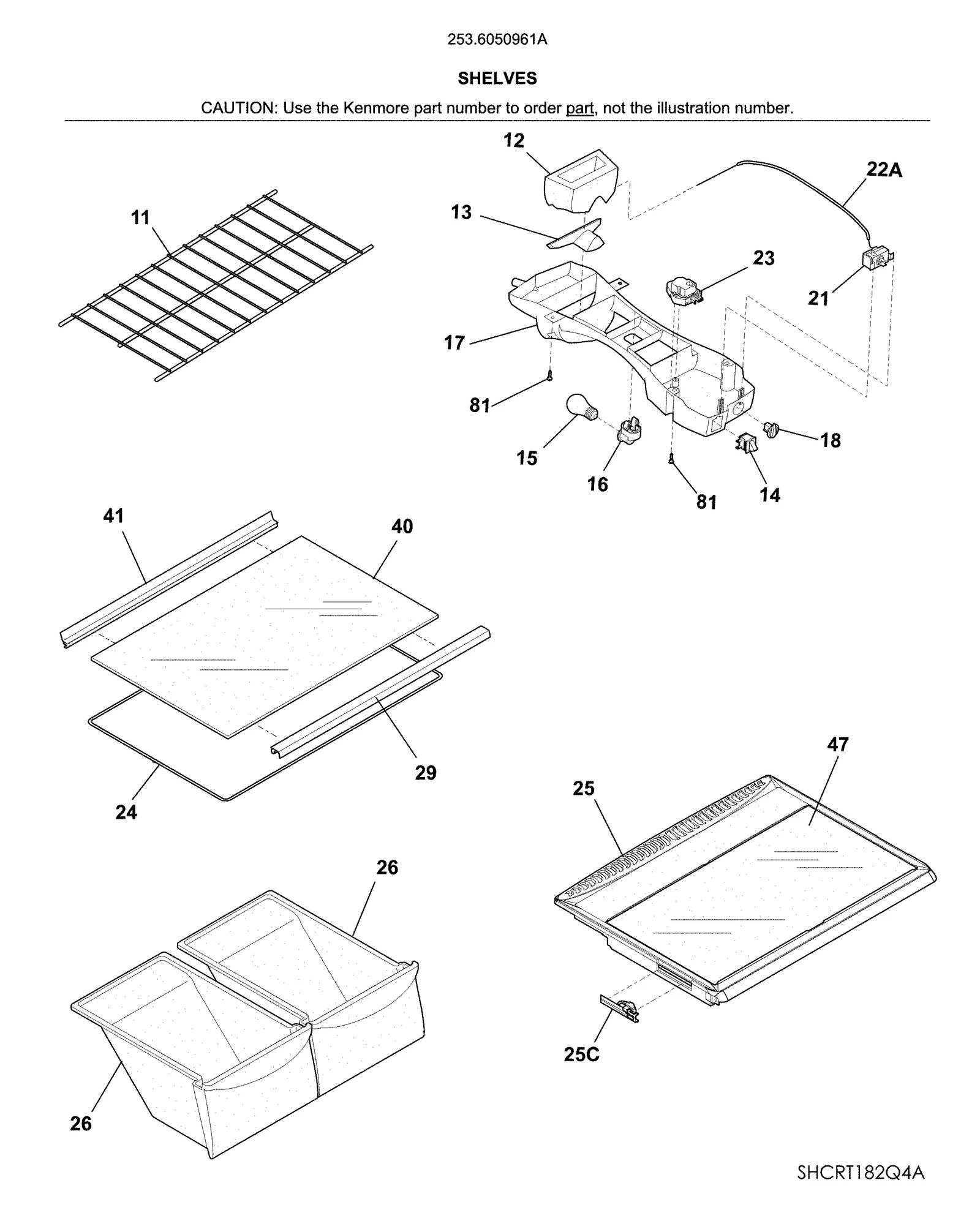 SHELVES