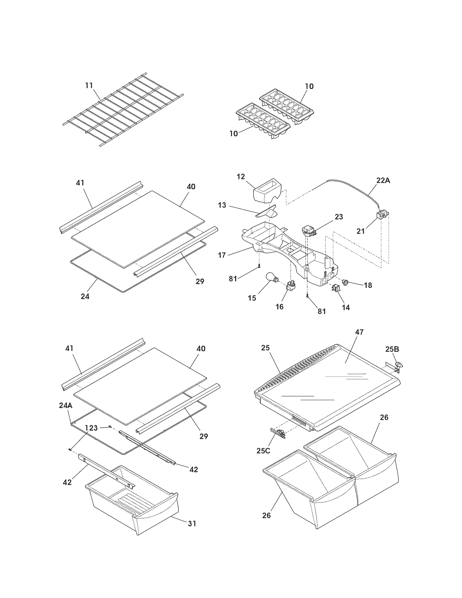 SHELVES