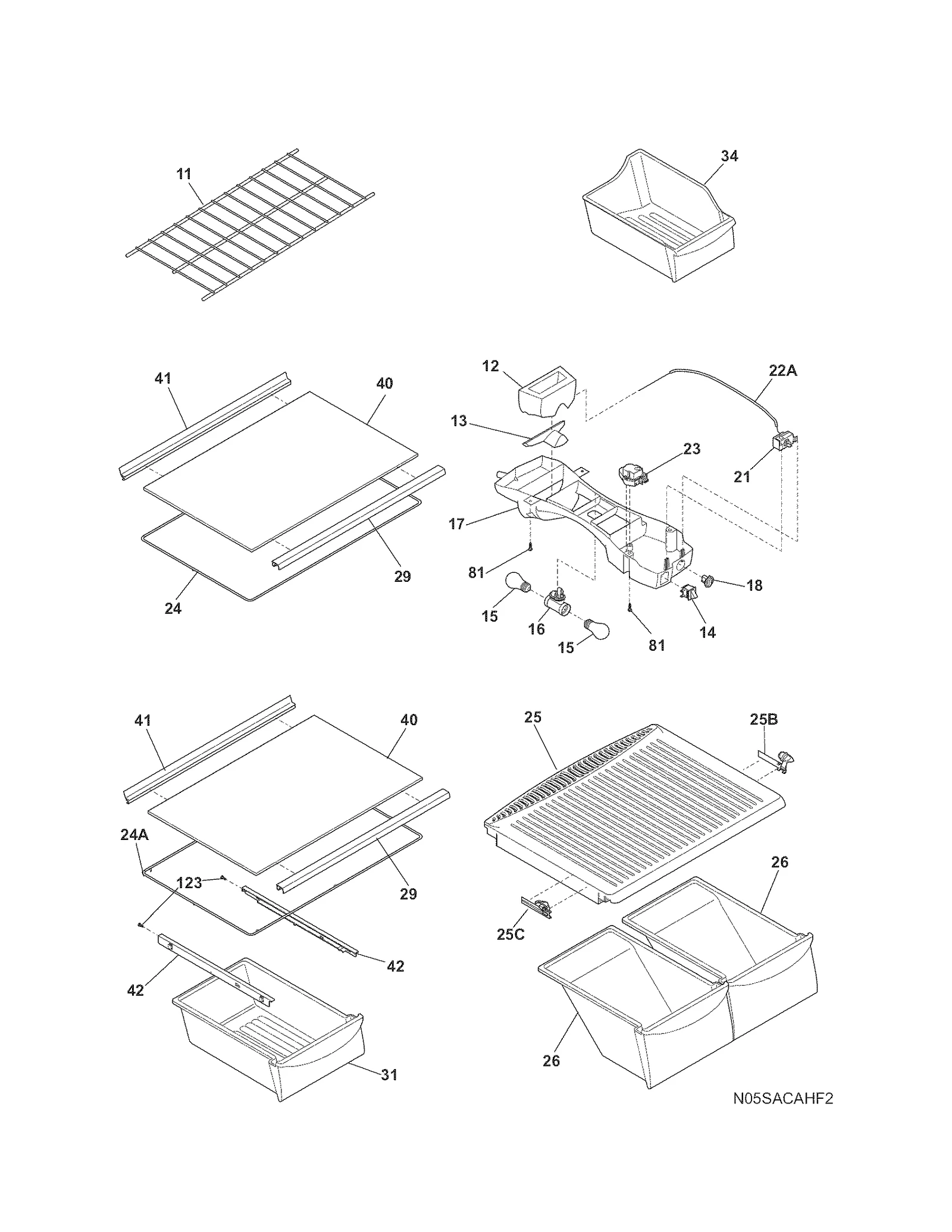 SHELVES