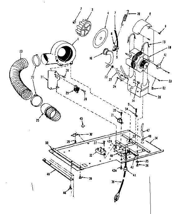 DRYER MOTOR, BLOWER, BELT