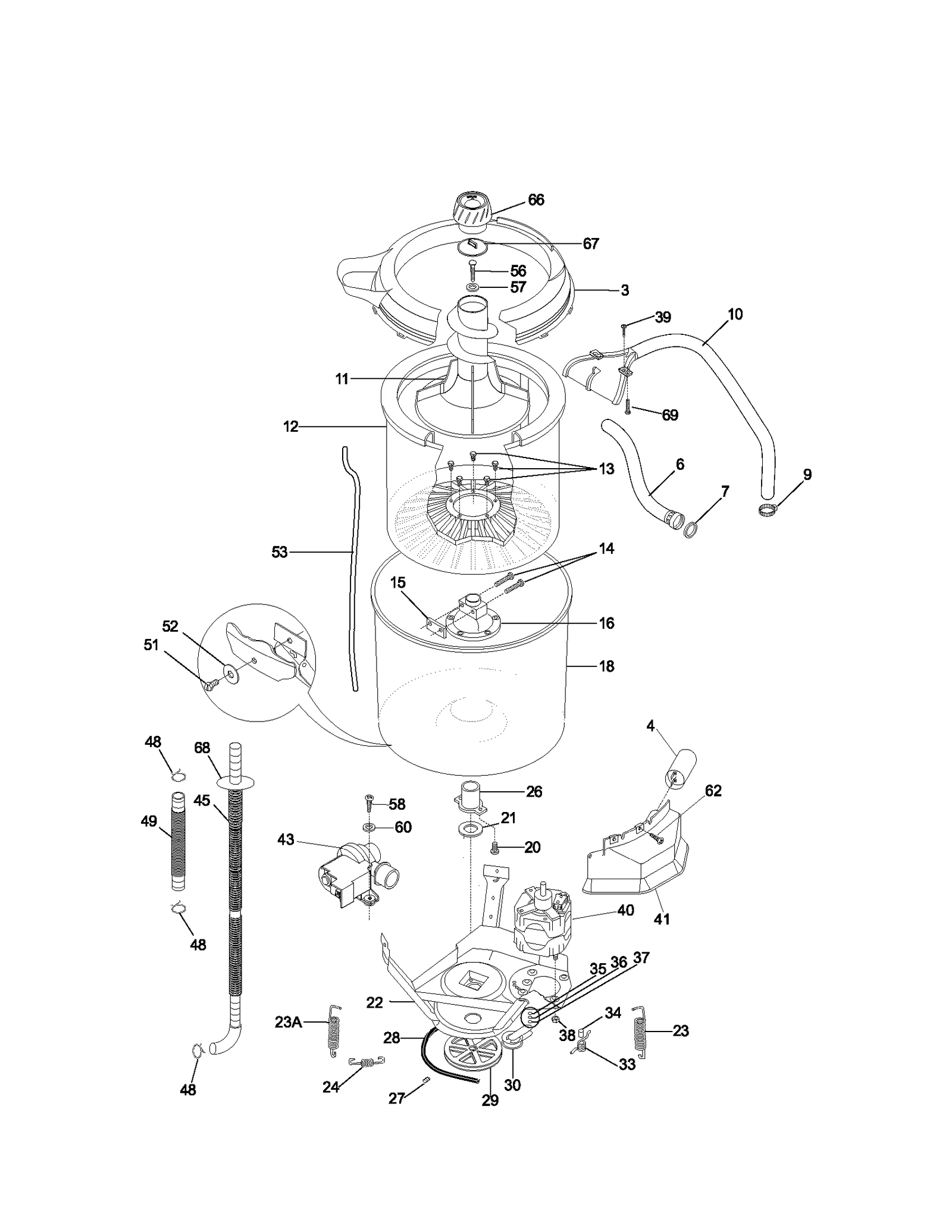 MOTOR/TUB